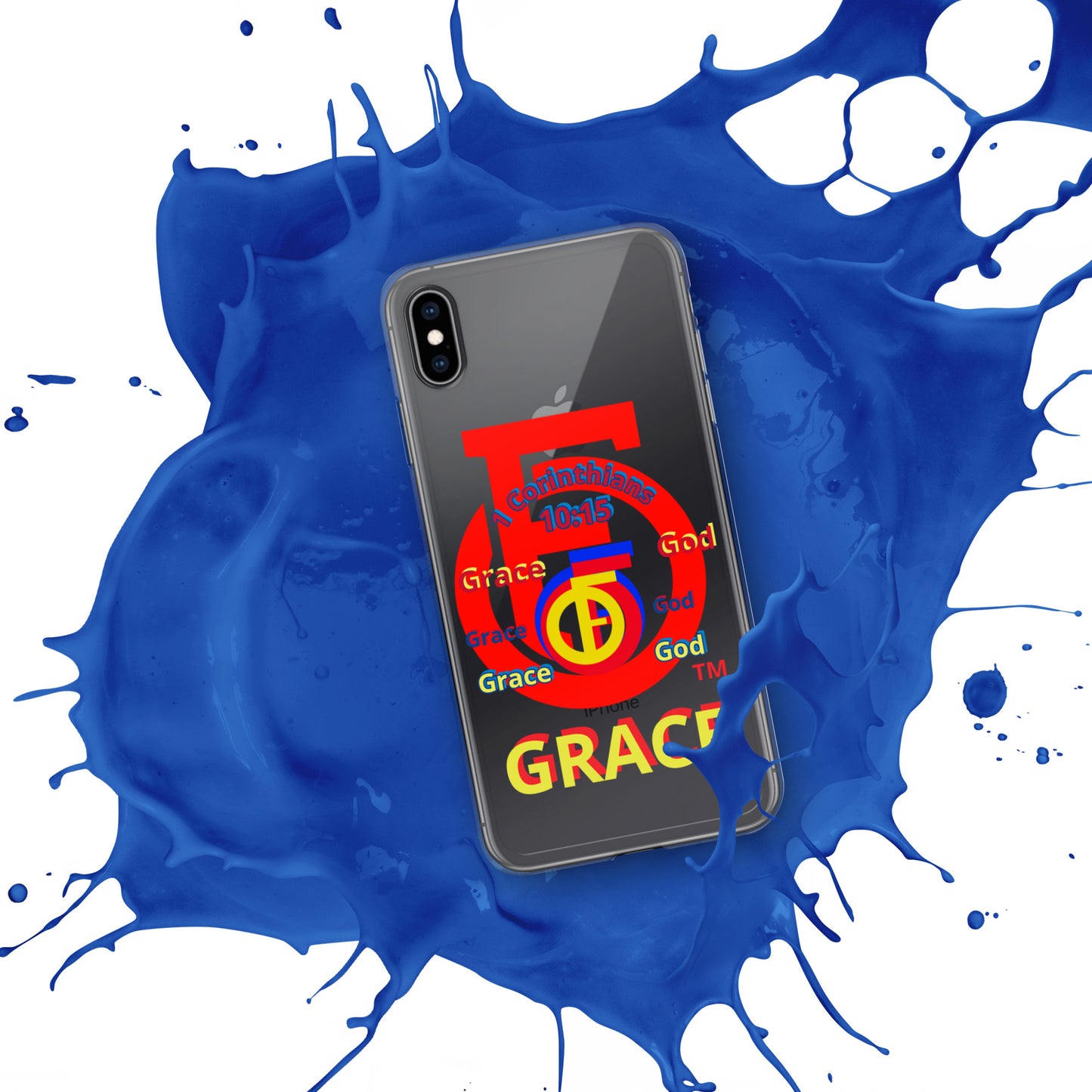 Grace "OF" God [1 Corinthians 15:10] iPhone Case
