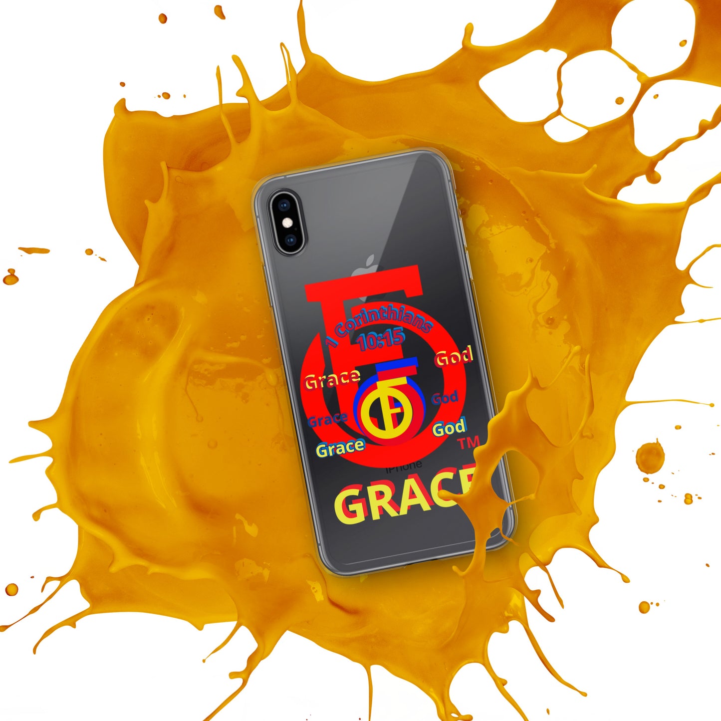 Grace "OF" God [1 Corinthians 15:10] iPhone Case