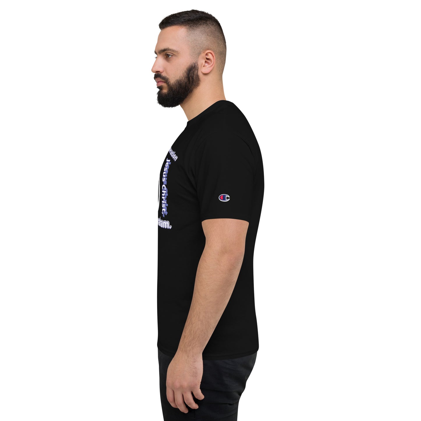 MEN Champion T-Shirt JESUS Christ [Matthew 1:1]
