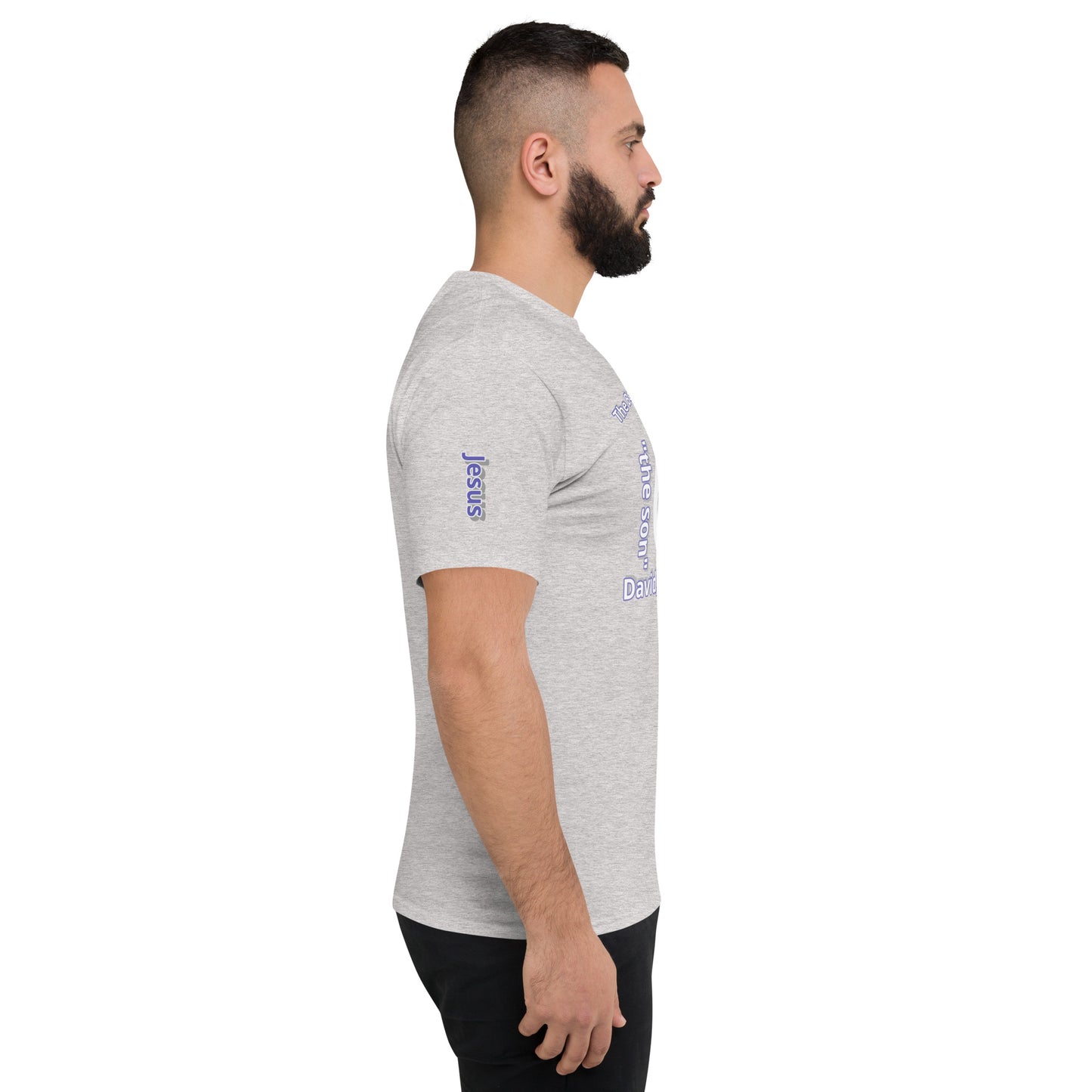 MEN Champion T-Shirt JESUS Christ [Matthew 1:1]