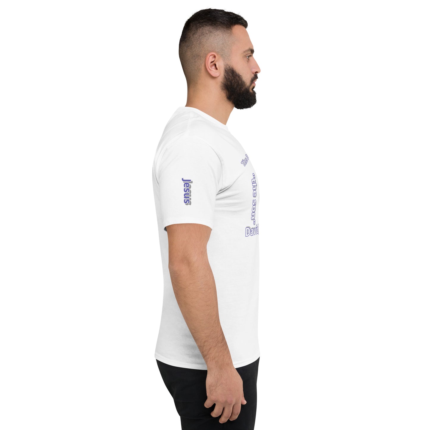 MEN Champion T-Shirt JESUS Christ [Matthew 1:1]