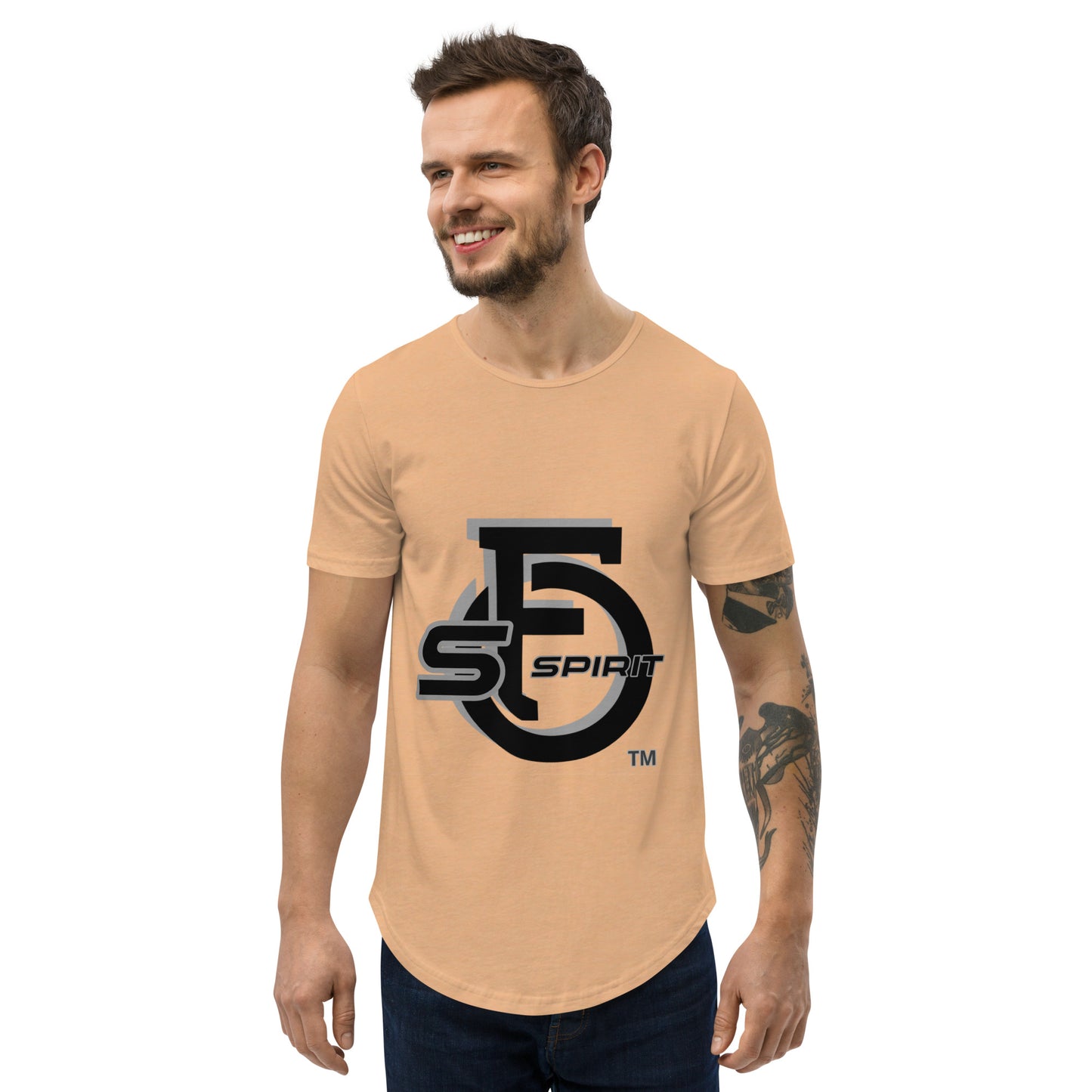 MEN Shield "OF" Faith [Ephesians 6:16] Curved Hem T-Shirt