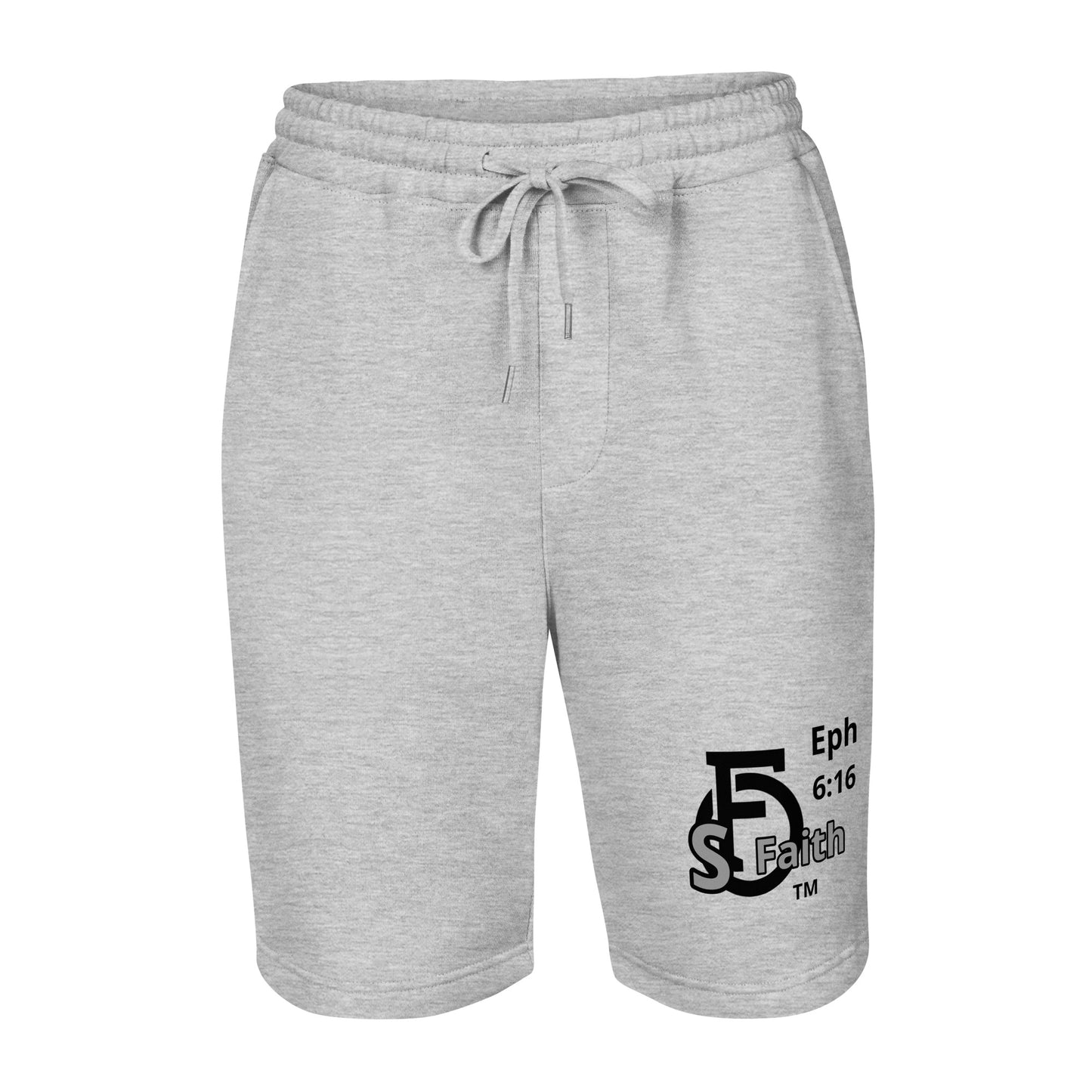 MEN Shield "OF" Faith [Ephesians 6:16] fleece shorts