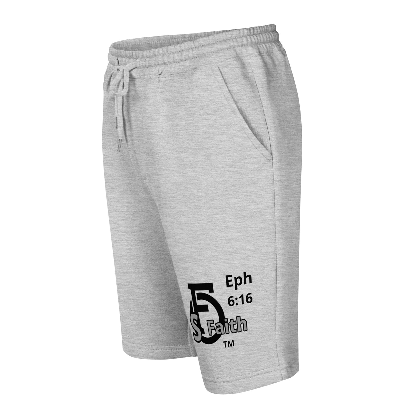 MEN Shield "OF" Faith [Ephesians 6:16] fleece shorts