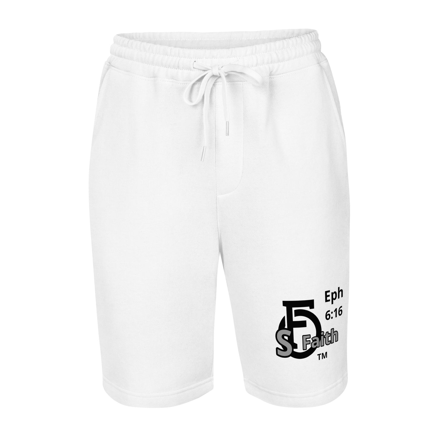 MEN Shield "OF" Faith [Ephesians 6:16] fleece shorts