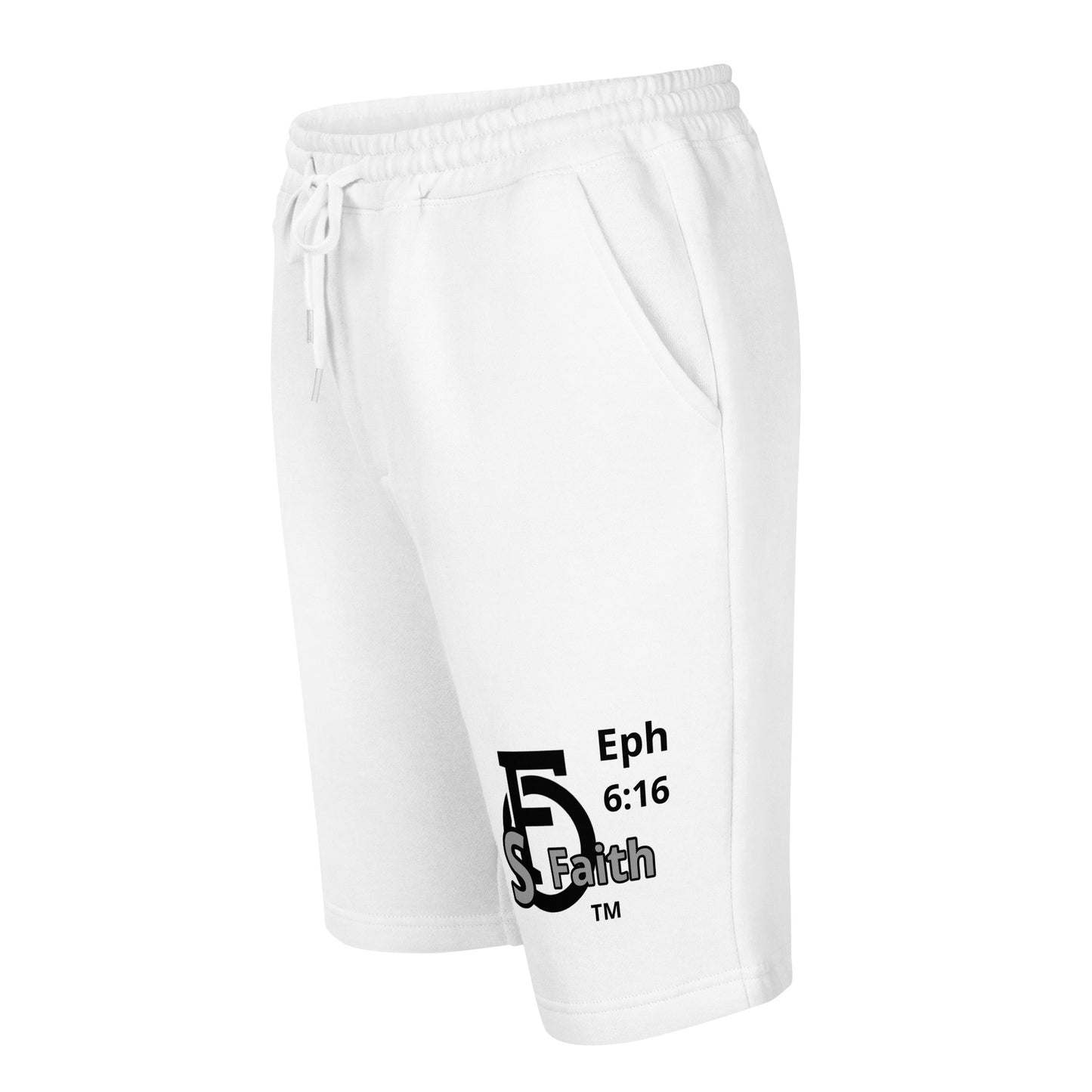 MEN Shield "OF" Faith [Ephesians 6:16] fleece shorts