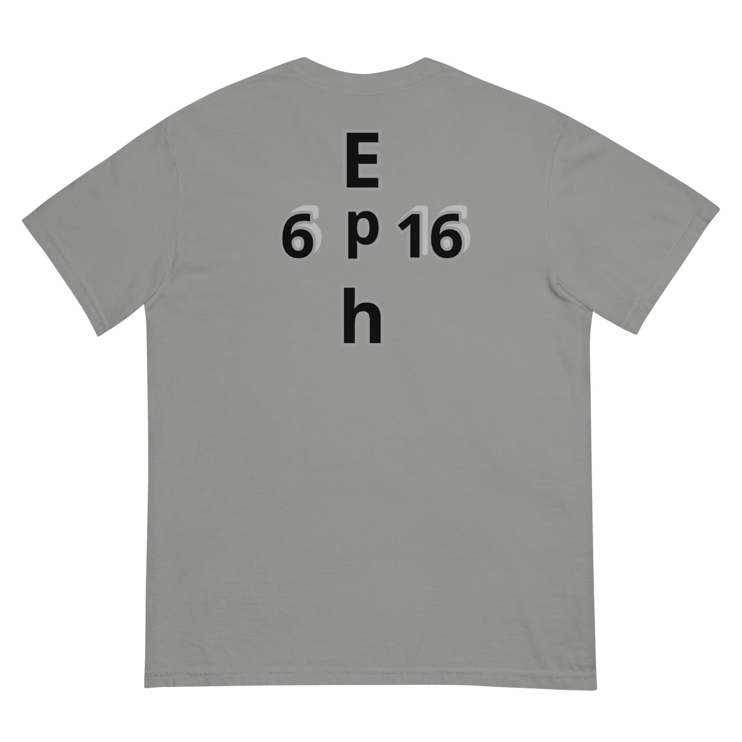 MEN Shield "OF" Faith [Ephesians 6:16] garment-dyed heavyweight t-shirt