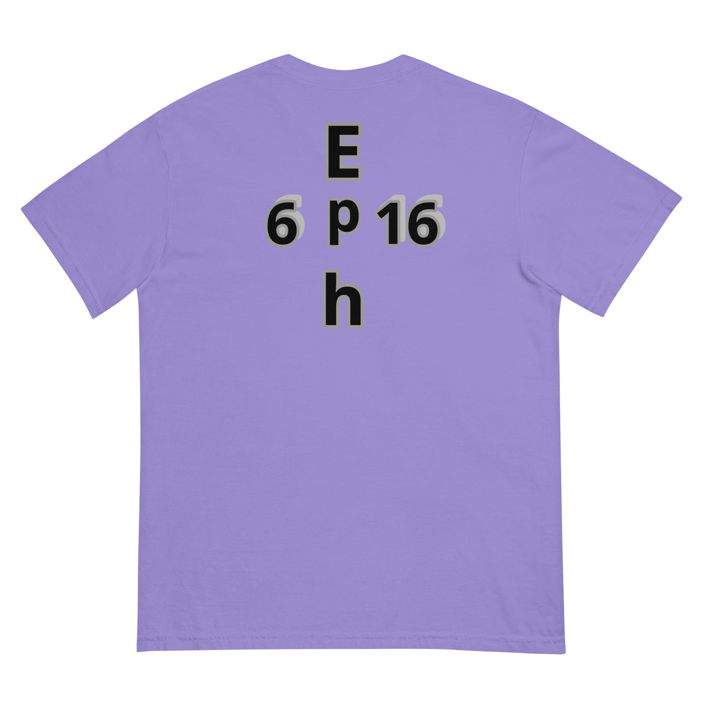 MEN Shield "OF" Faith [Ephesians 6:16] garment-dyed heavyweight t-shirt