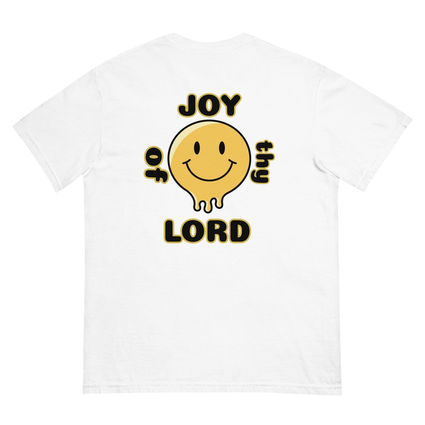 MEN Joy "OF" the Lord garment [Matthew 25:21] dyed heavyweight t-shirt