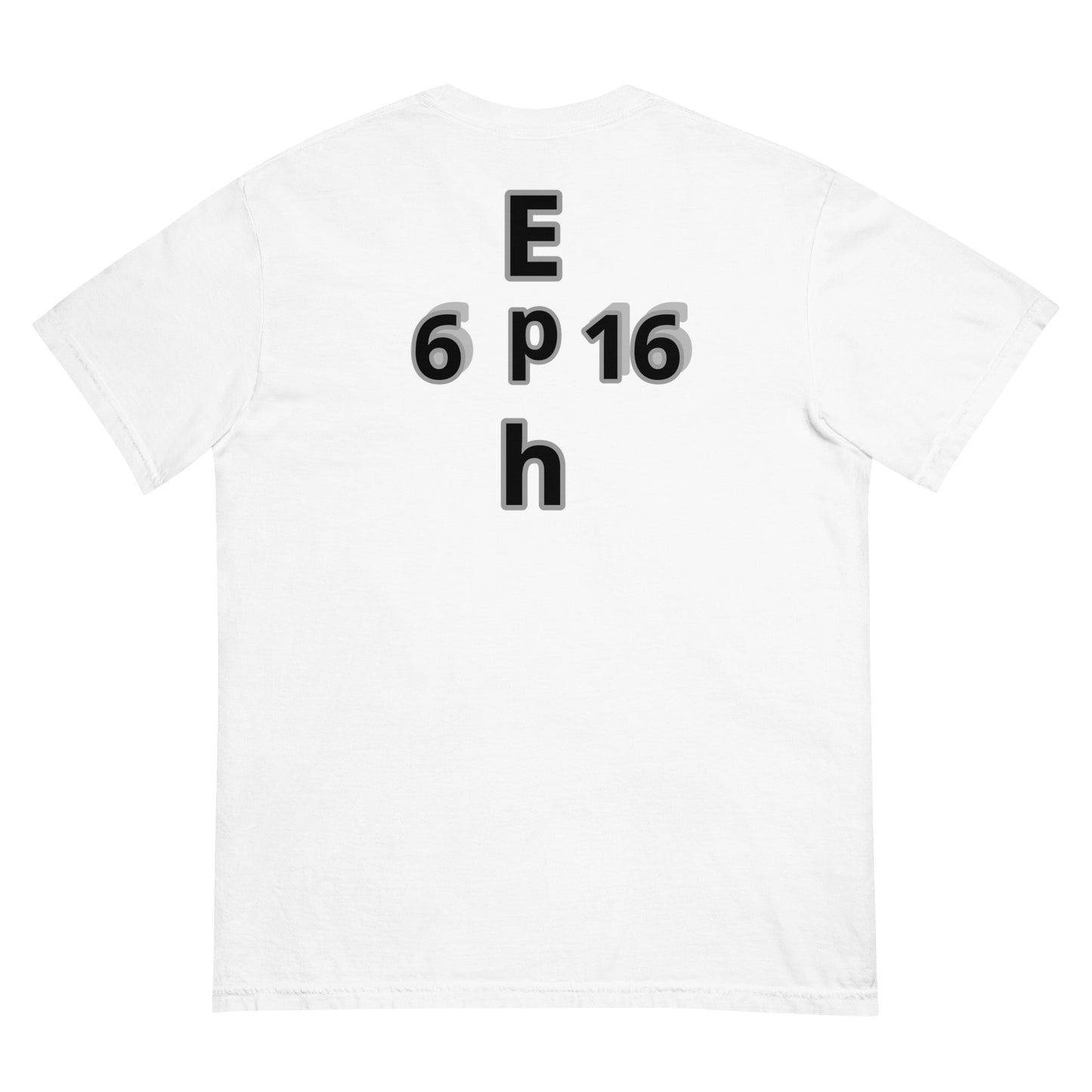 MEN Shield "OF" Faith [Ephesians 6:16] garment-dyed heavyweight t-shirt