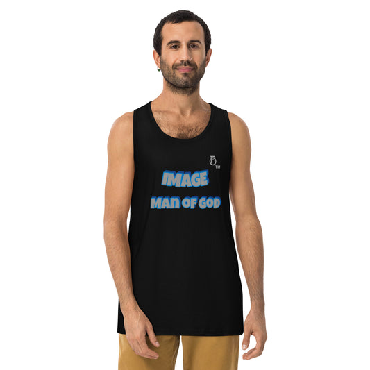 MEN Image "OF" God [Genesis 1:27] premium tank top