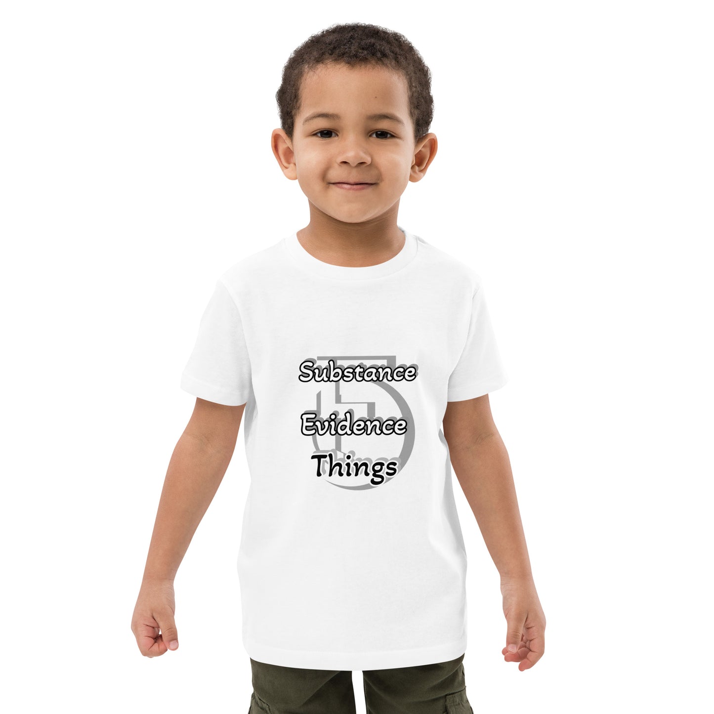 Youth Faith [Hebrews 11:1] Organic cotton kids t-shirt