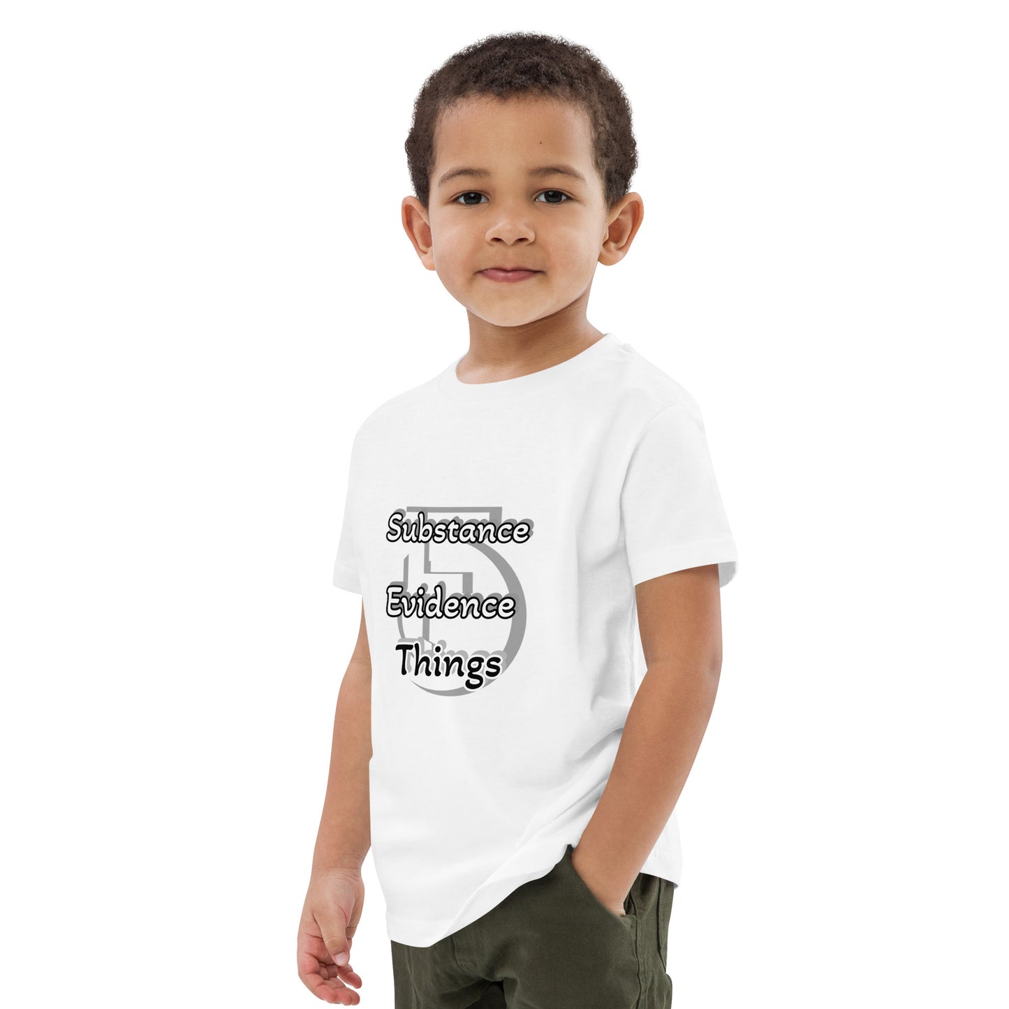 Youth Faith [Hebrews 11:1] Organic cotton kids t-shirt