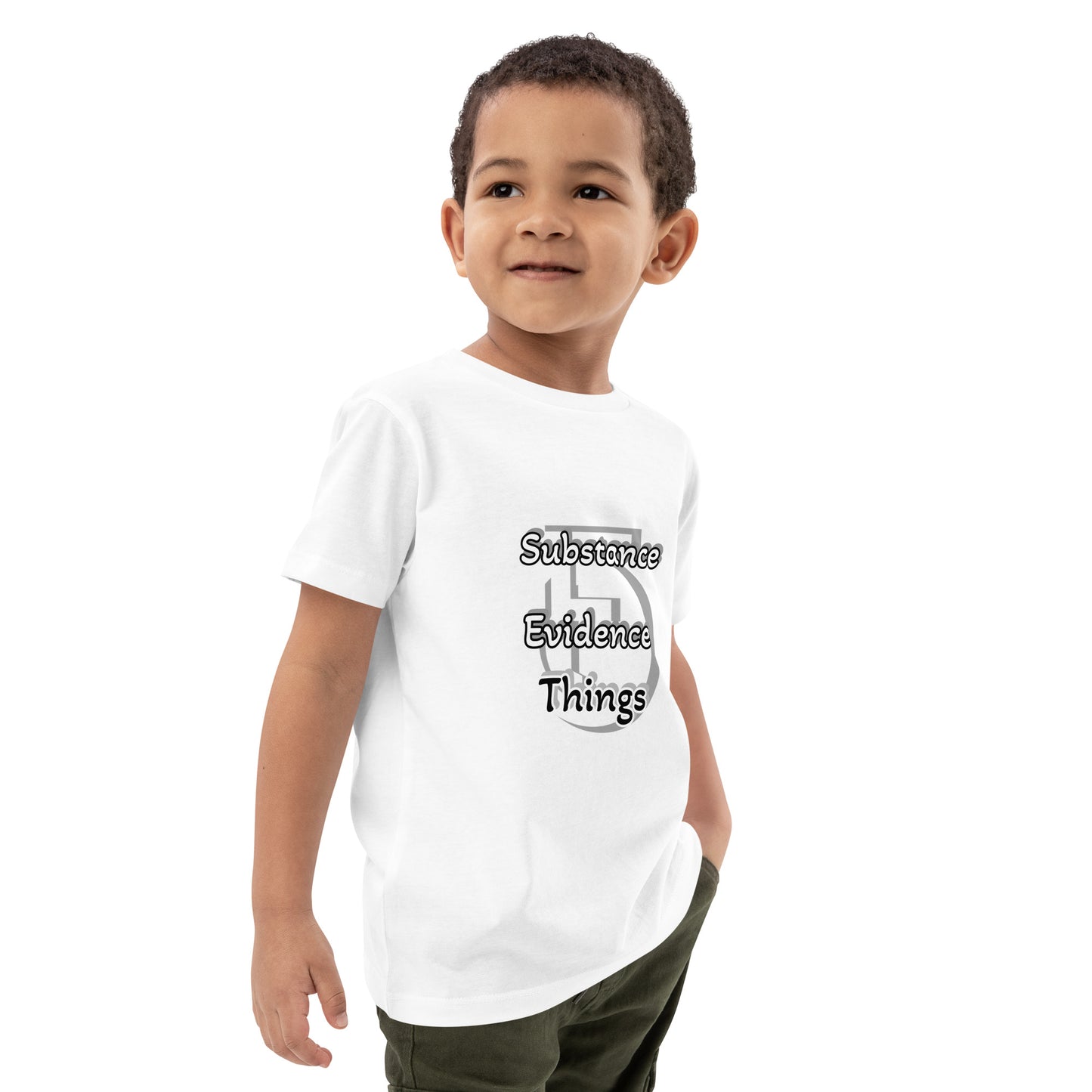 Youth Faith [Hebrews 11:1] Organic cotton kids t-shirt