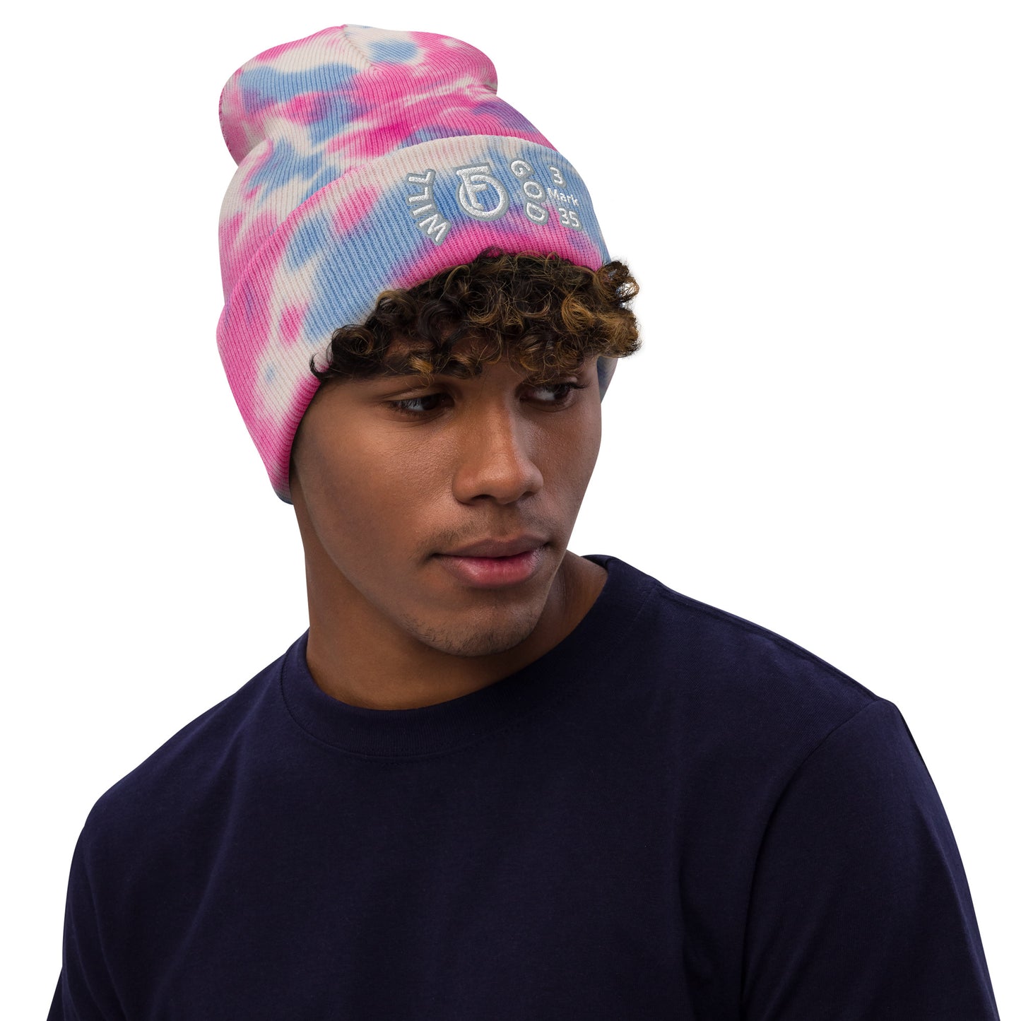 Will "OF" God [Mark 3:35] Tie-dye beanie