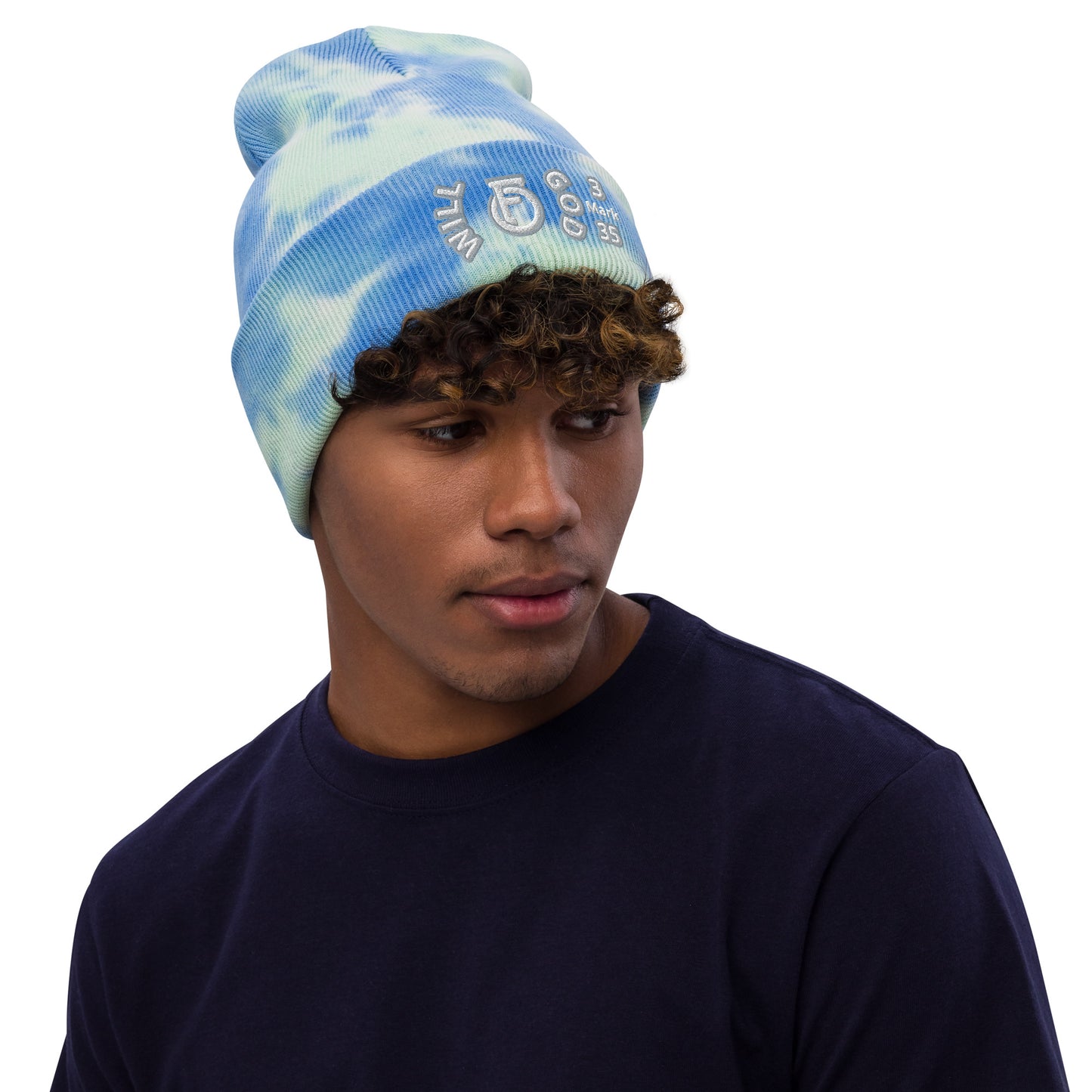 Will "OF" God [Mark 3:35] Tie-dye beanie