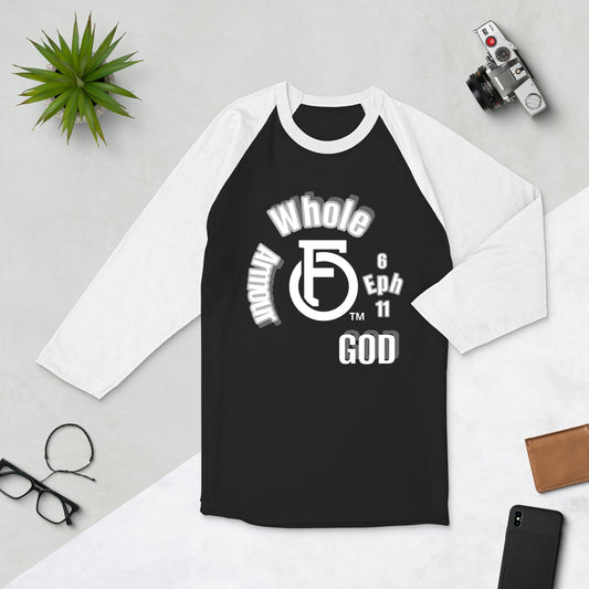 Unisex raglan shirt Whole Armor "OF" God [Ephesians 6:11]