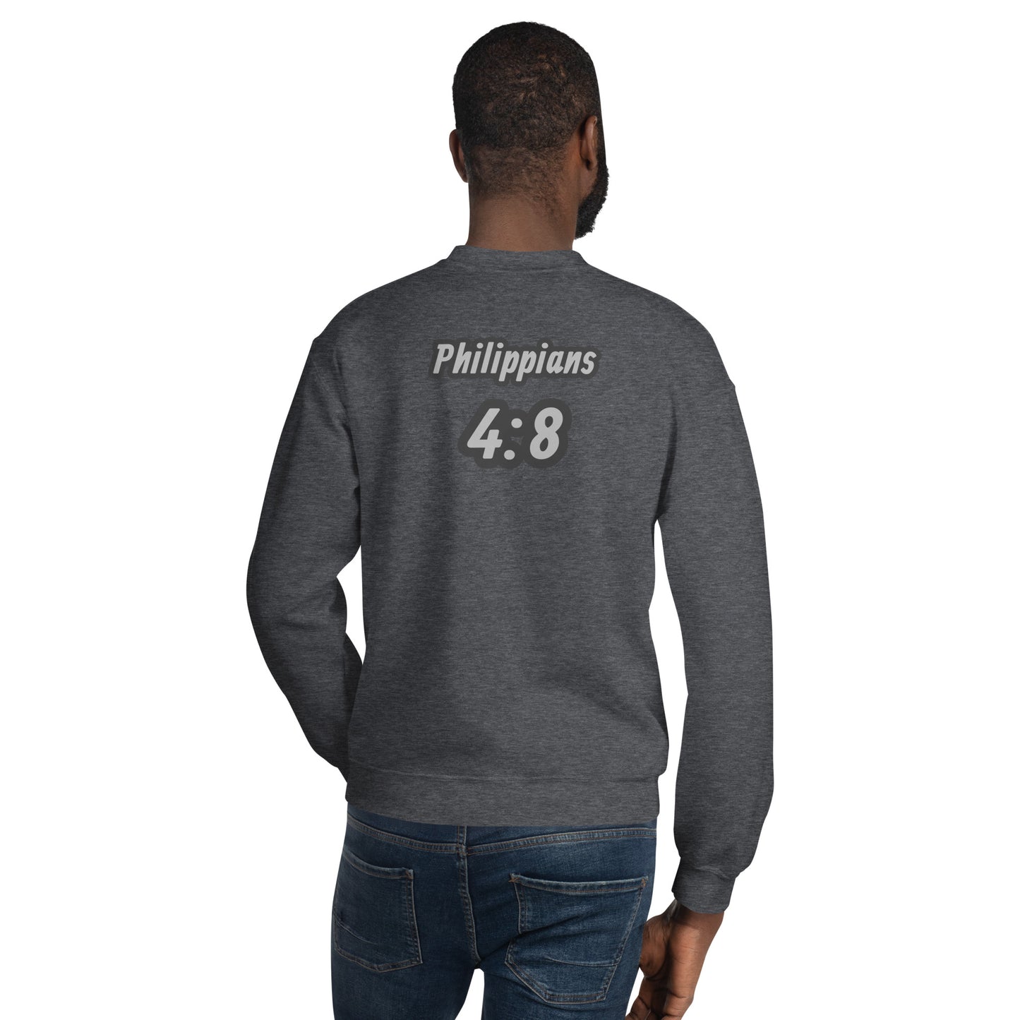 Unisex Sweatshirt "OF" Good Report [Philippians 4:8]