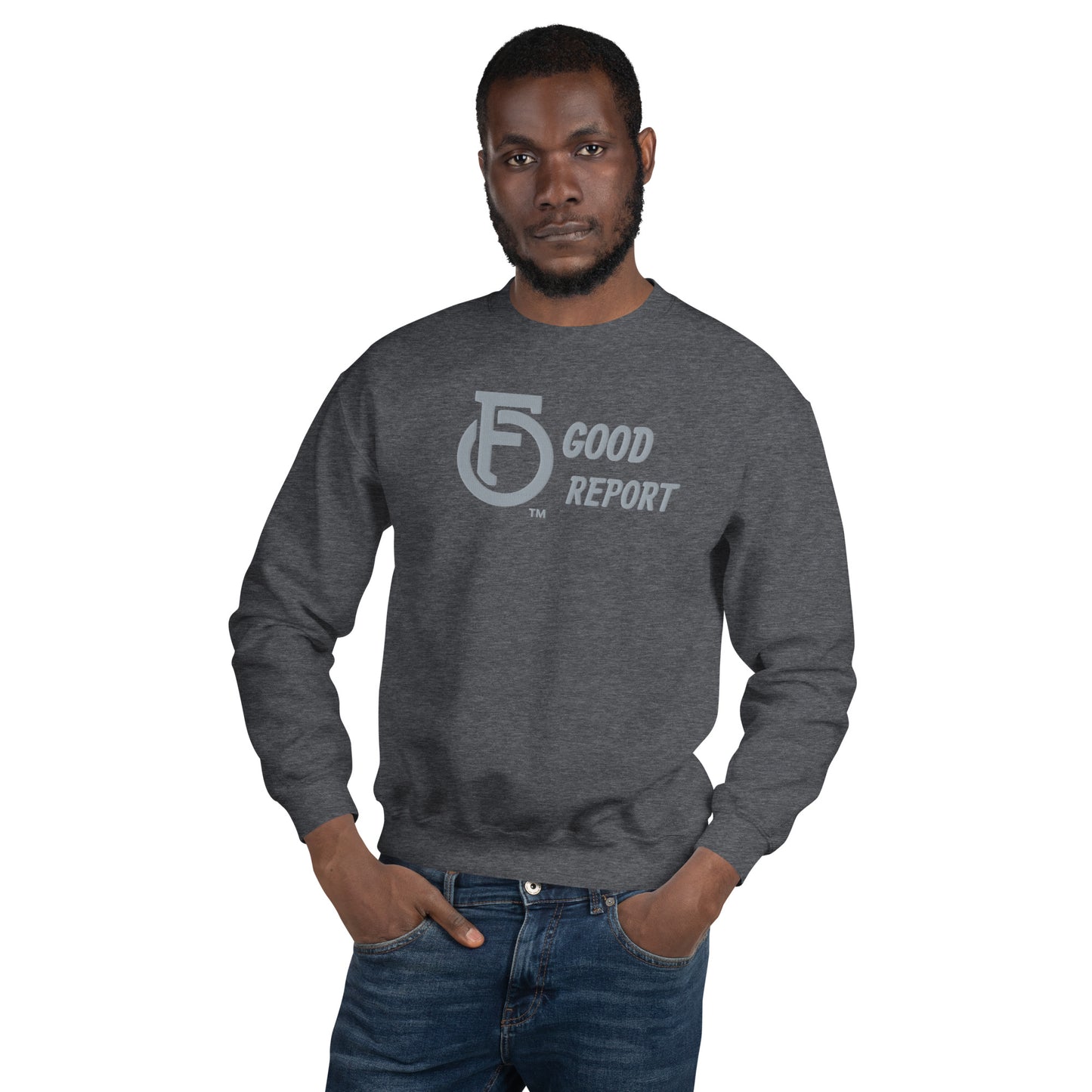Unisex Sweatshirt "OF" Good Report [Philippians 4:8]
