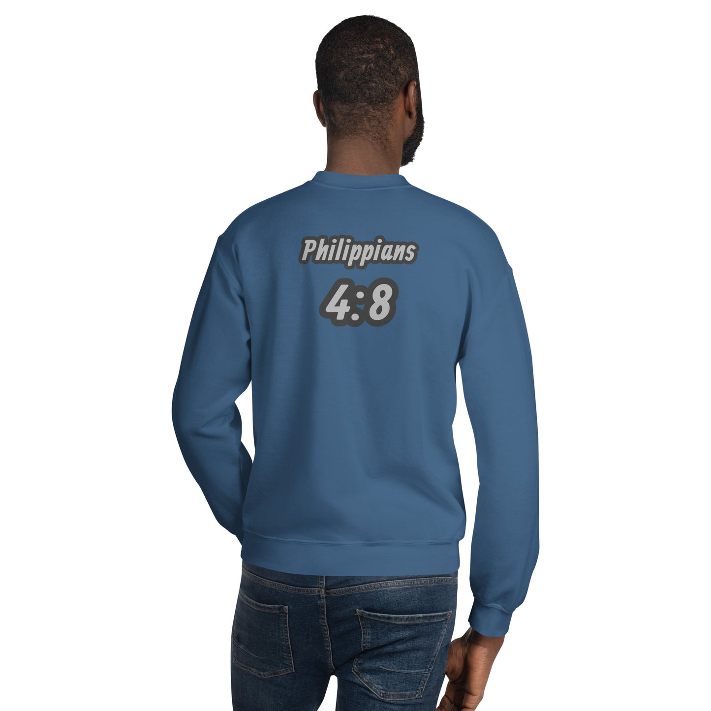 Unisex Sweatshirt "OF" Good Report [Philippians 4:8]