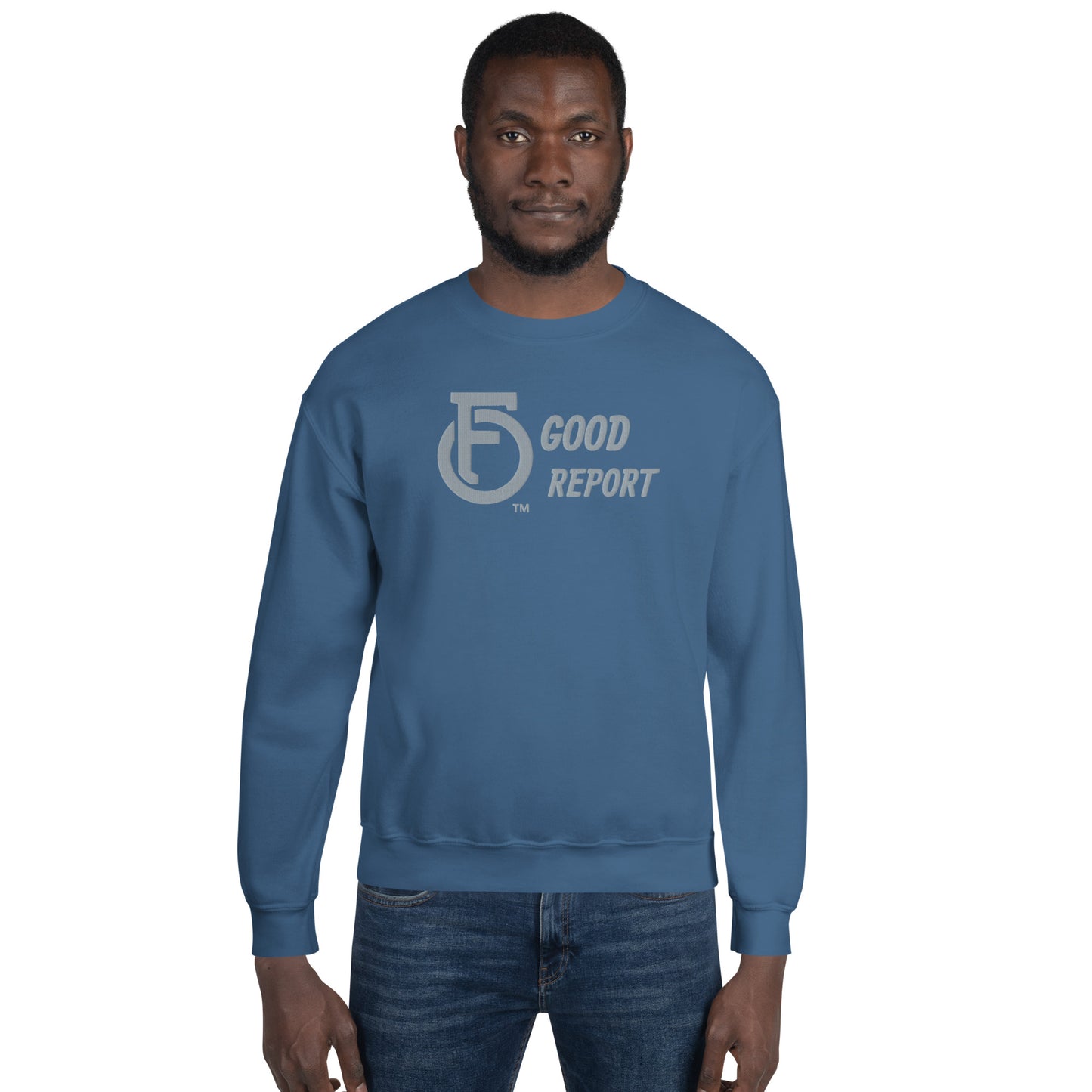 Unisex Sweatshirt "OF" Good Report [Philippians 4:8]