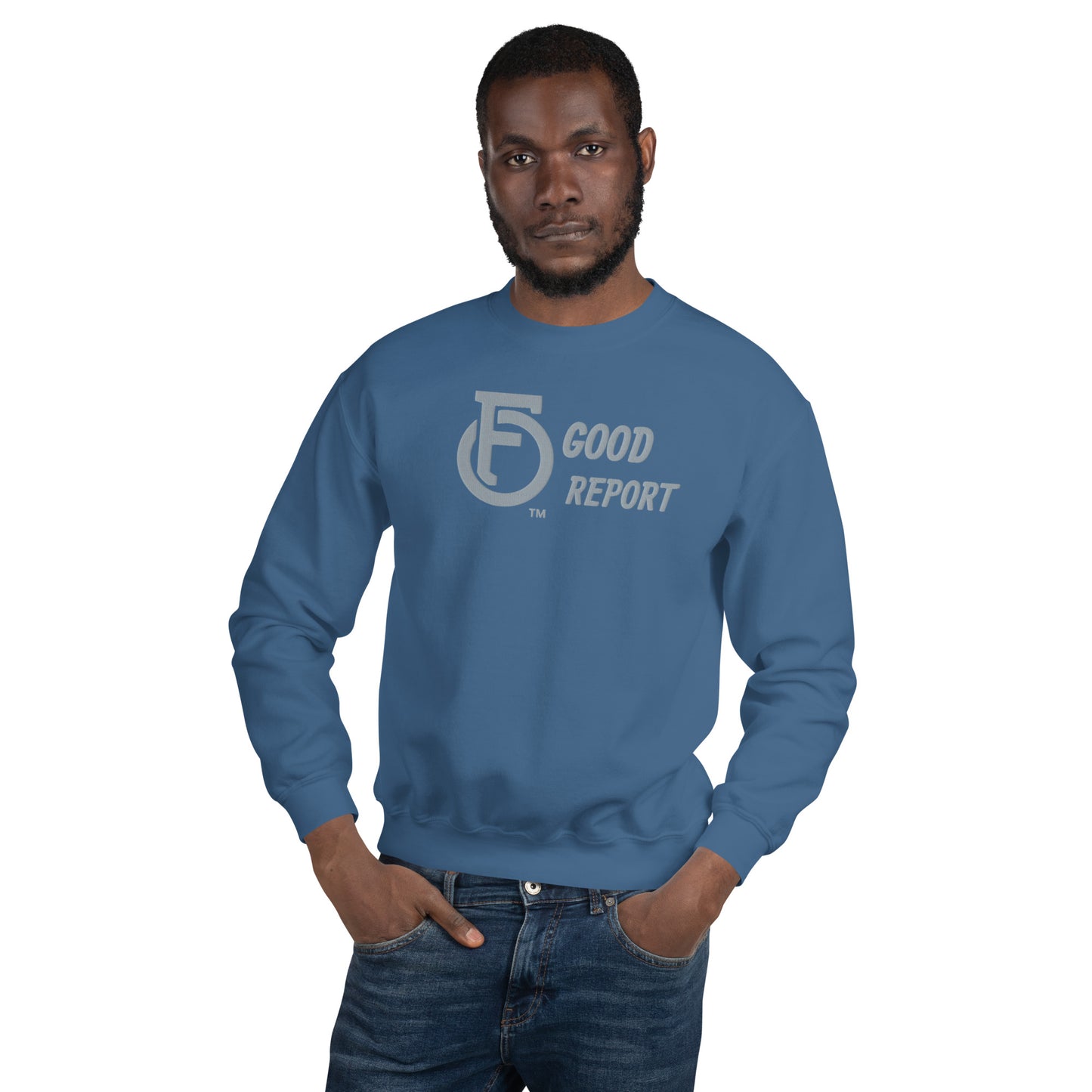 Unisex Sweatshirt "OF" Good Report [Philippians 4:8]