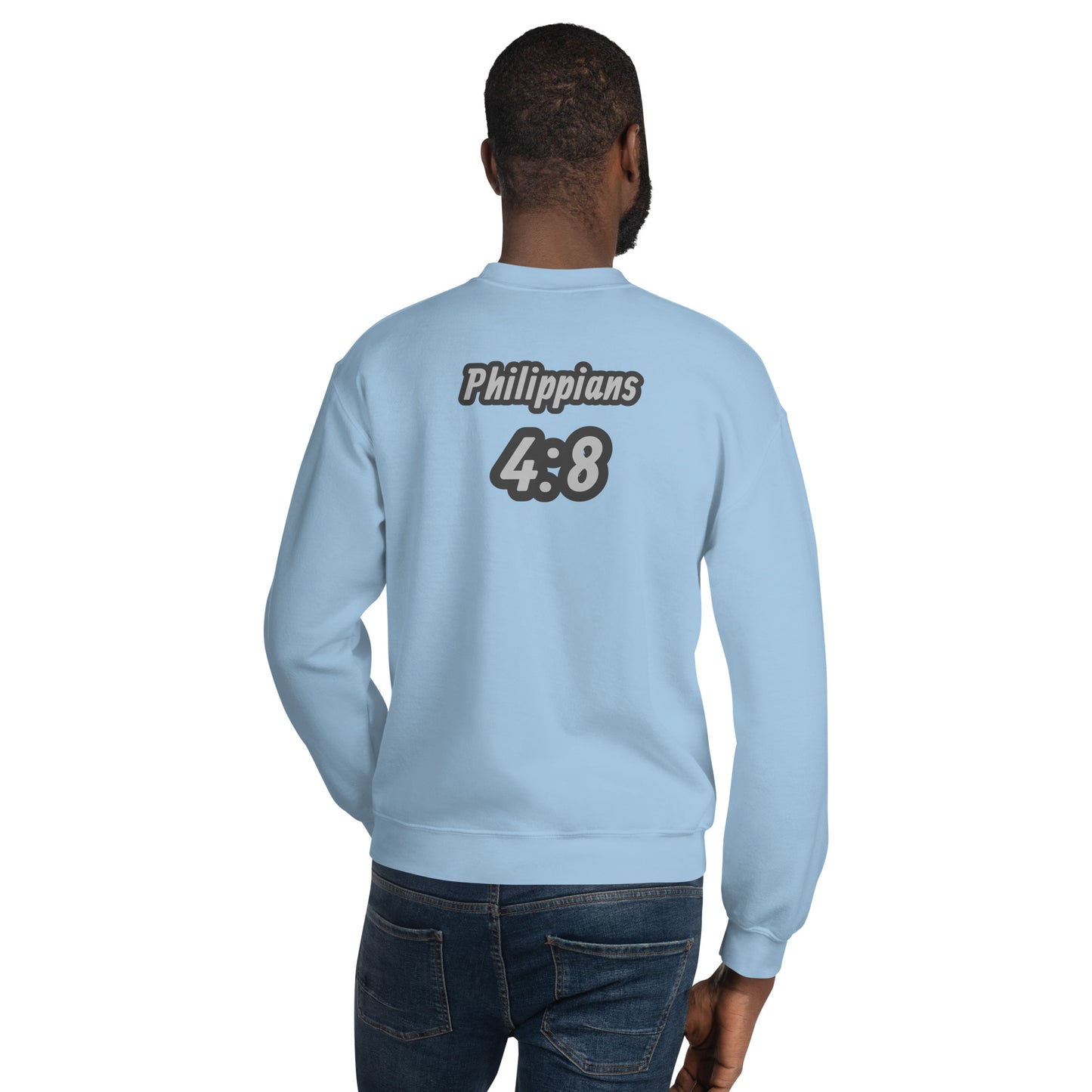 Unisex Sweatshirt "OF" Good Report [Philippians 4:8]