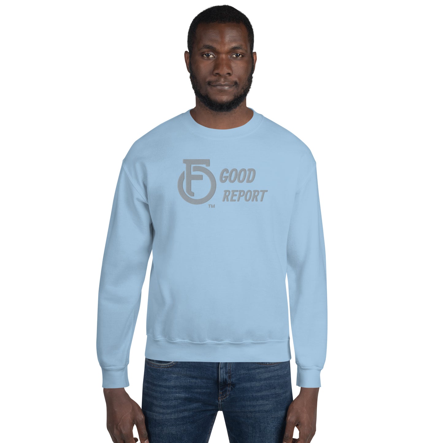 Unisex Sweatshirt "OF" Good Report [Philippians 4:8]