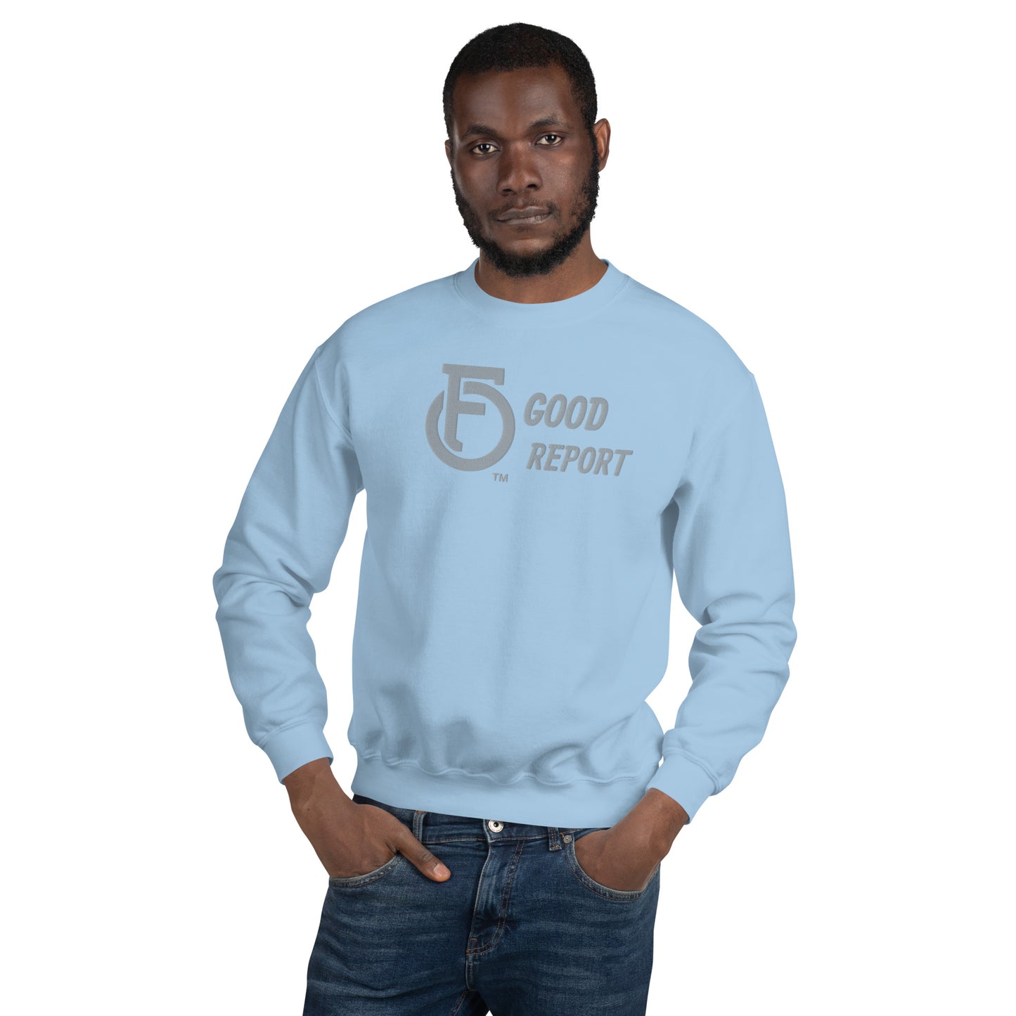 Unisex Sweatshirt "OF" Good Report [Philippians 4:8]
