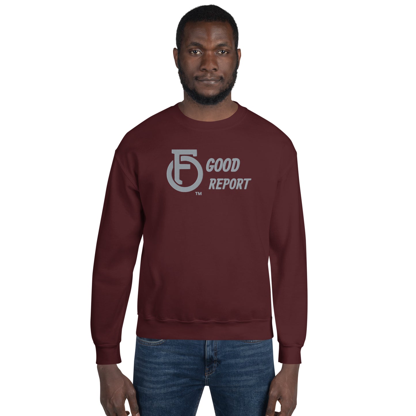 Unisex Sweatshirt "OF" Good Report [Philippians 4:8]