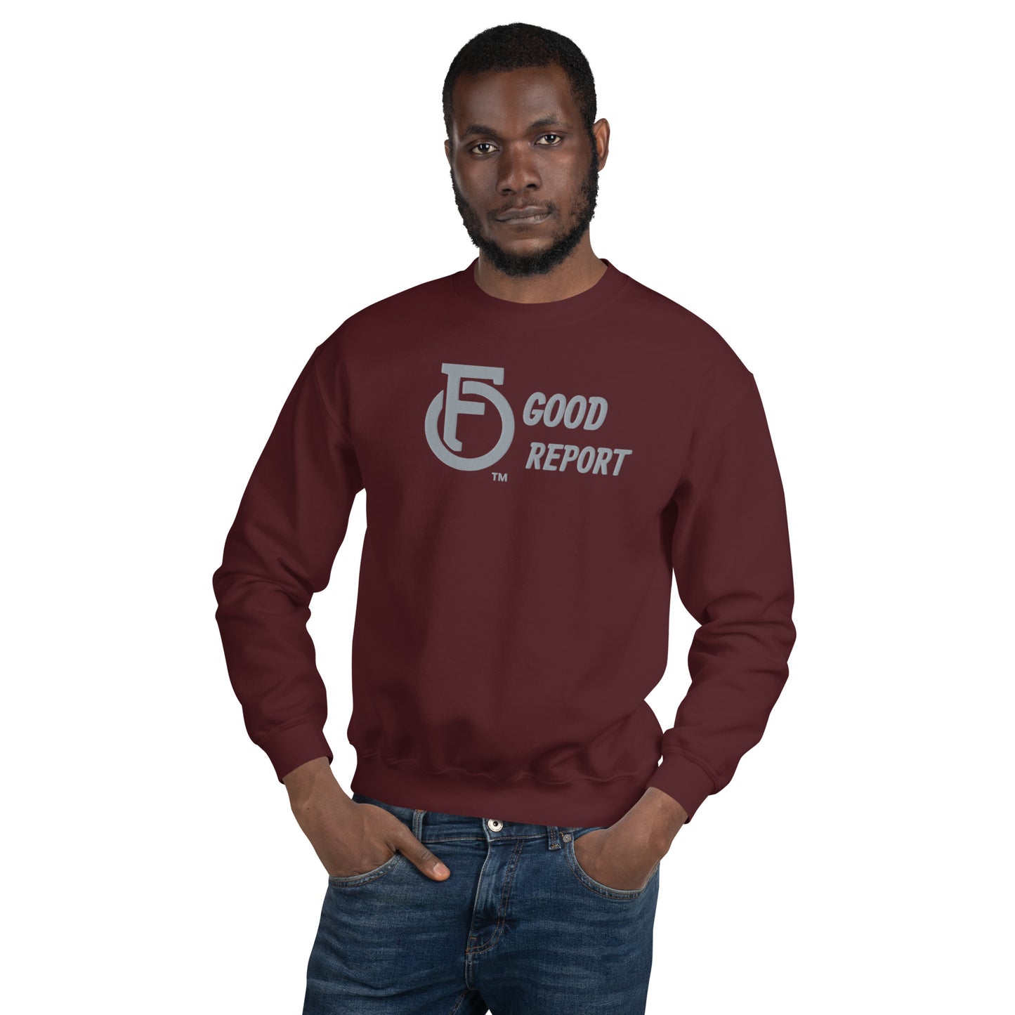 Unisex Sweatshirt "OF" Good Report [Philippians 4:8]