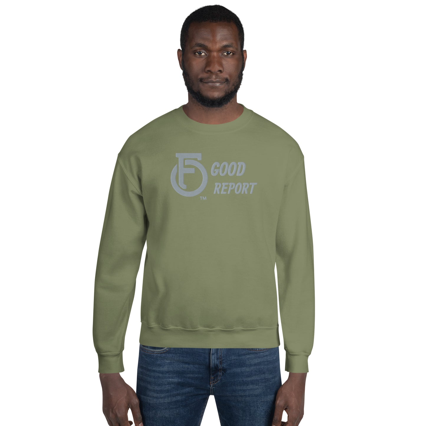 Unisex Sweatshirt "OF" Good Report [Philippians 4:8]