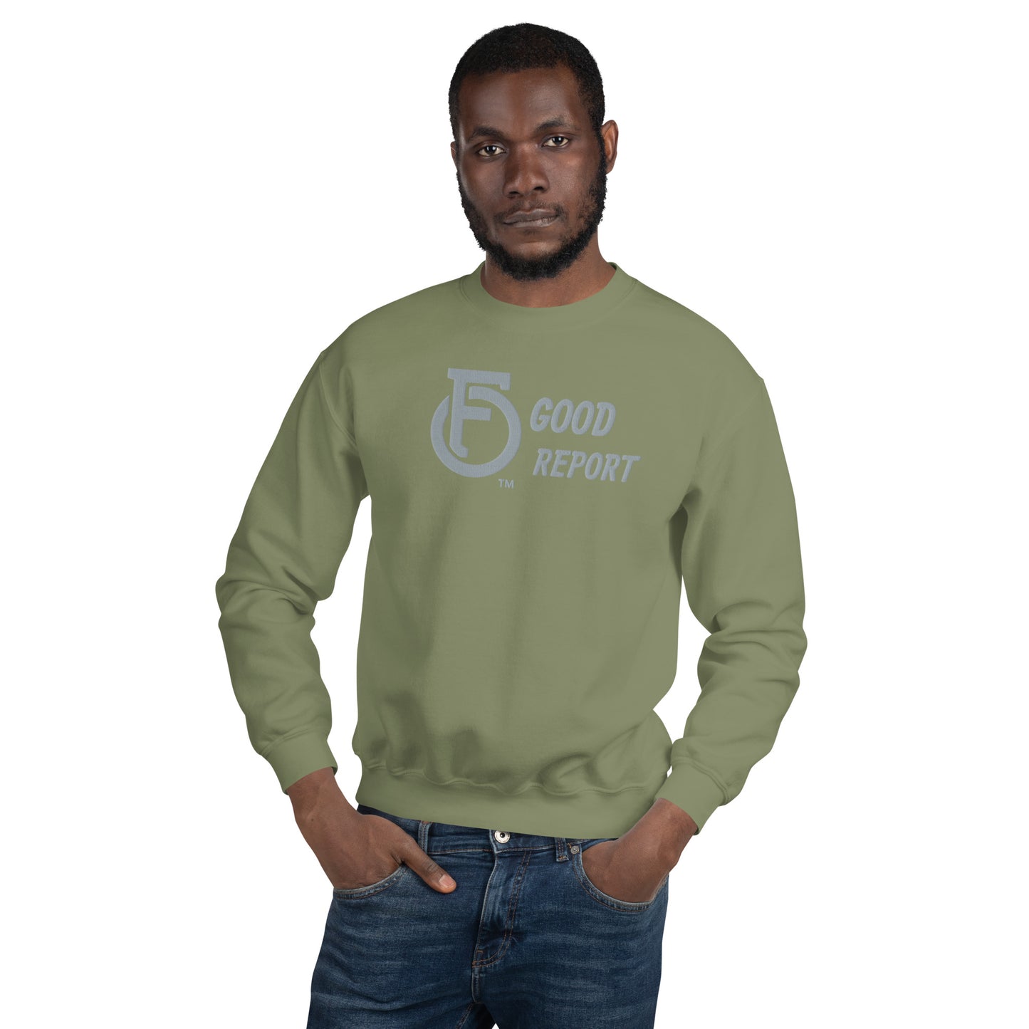 Unisex Sweatshirt "OF" Good Report [Philippians 4:8]