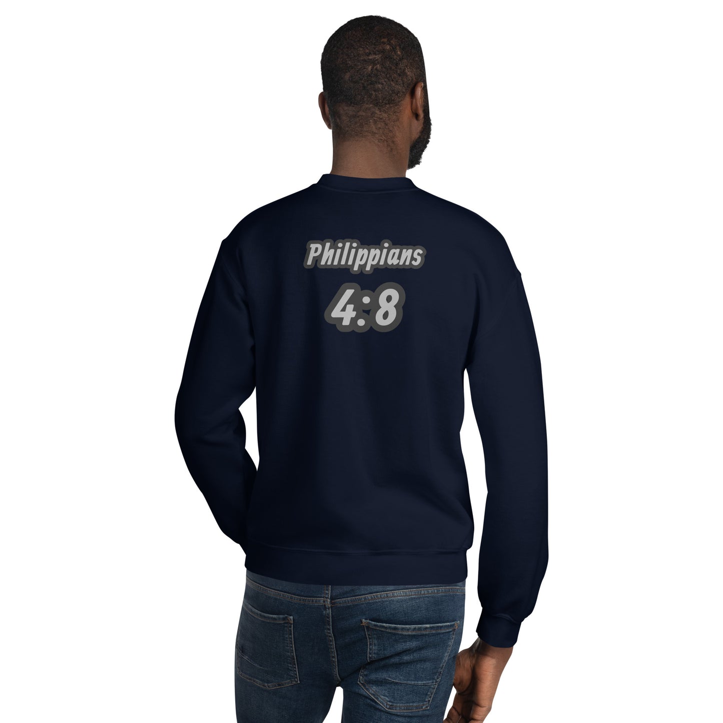 Unisex Sweatshirt "OF" Good Report [Philippians 4:8]