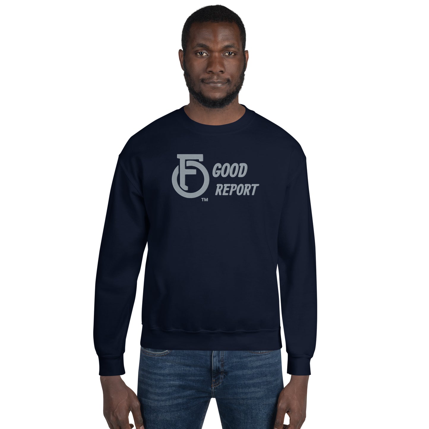 Unisex Sweatshirt "OF" Good Report [Philippians 4:8]