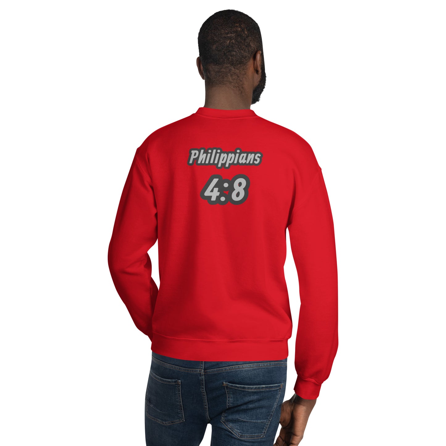 Unisex Sweatshirt "OF" Good Report [Philippians 4:8]