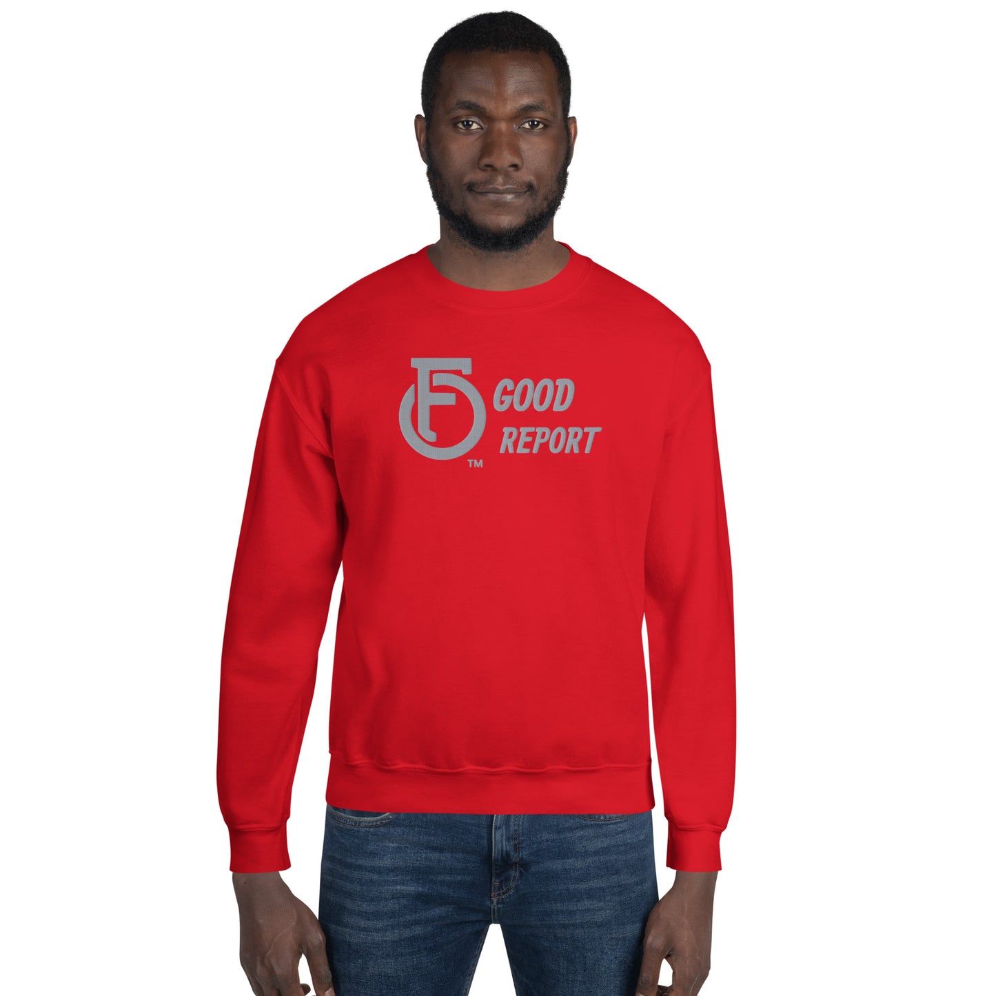 Unisex Sweatshirt "OF" Good Report [Philippians 4:8]