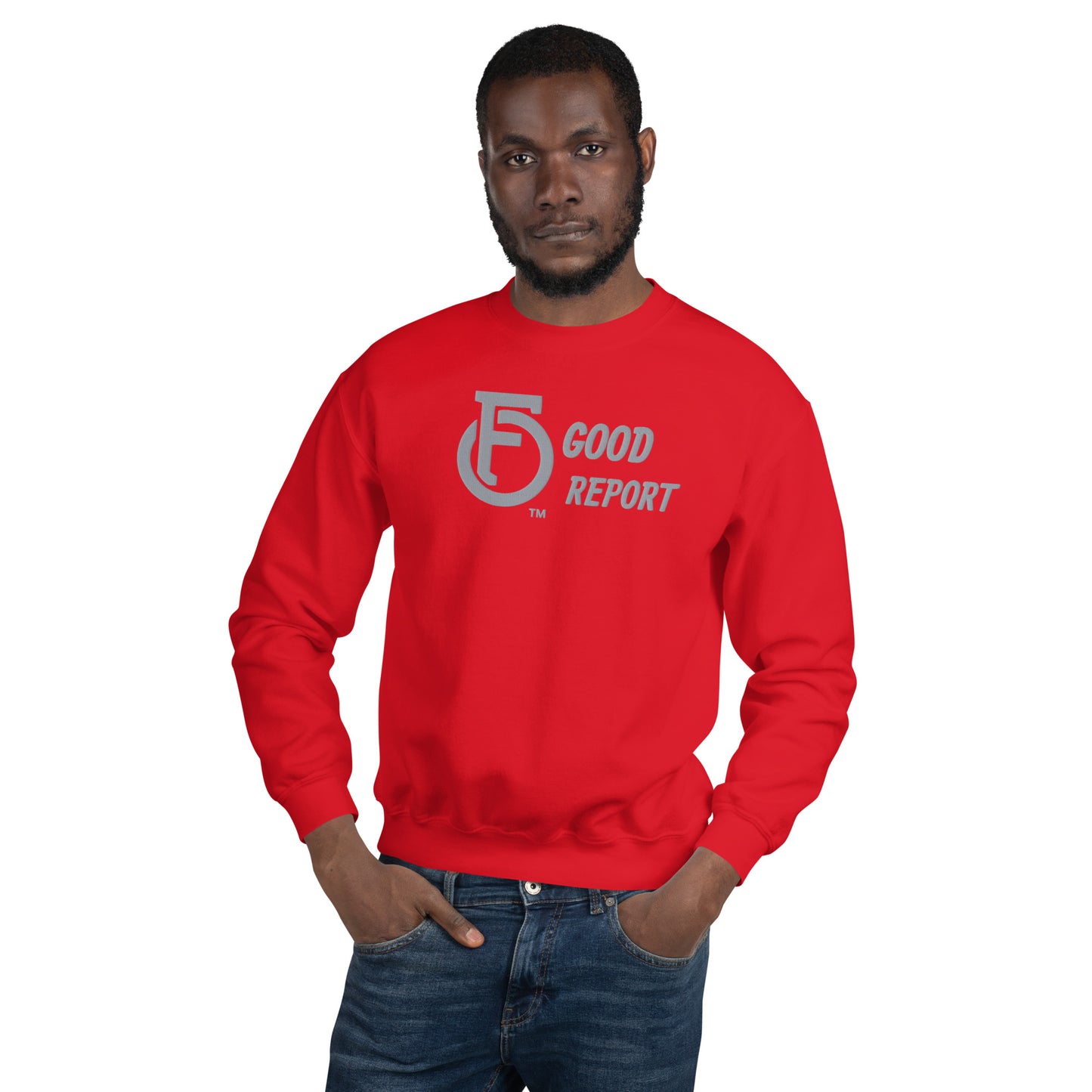 Unisex Sweatshirt "OF" Good Report [Philippians 4:8]