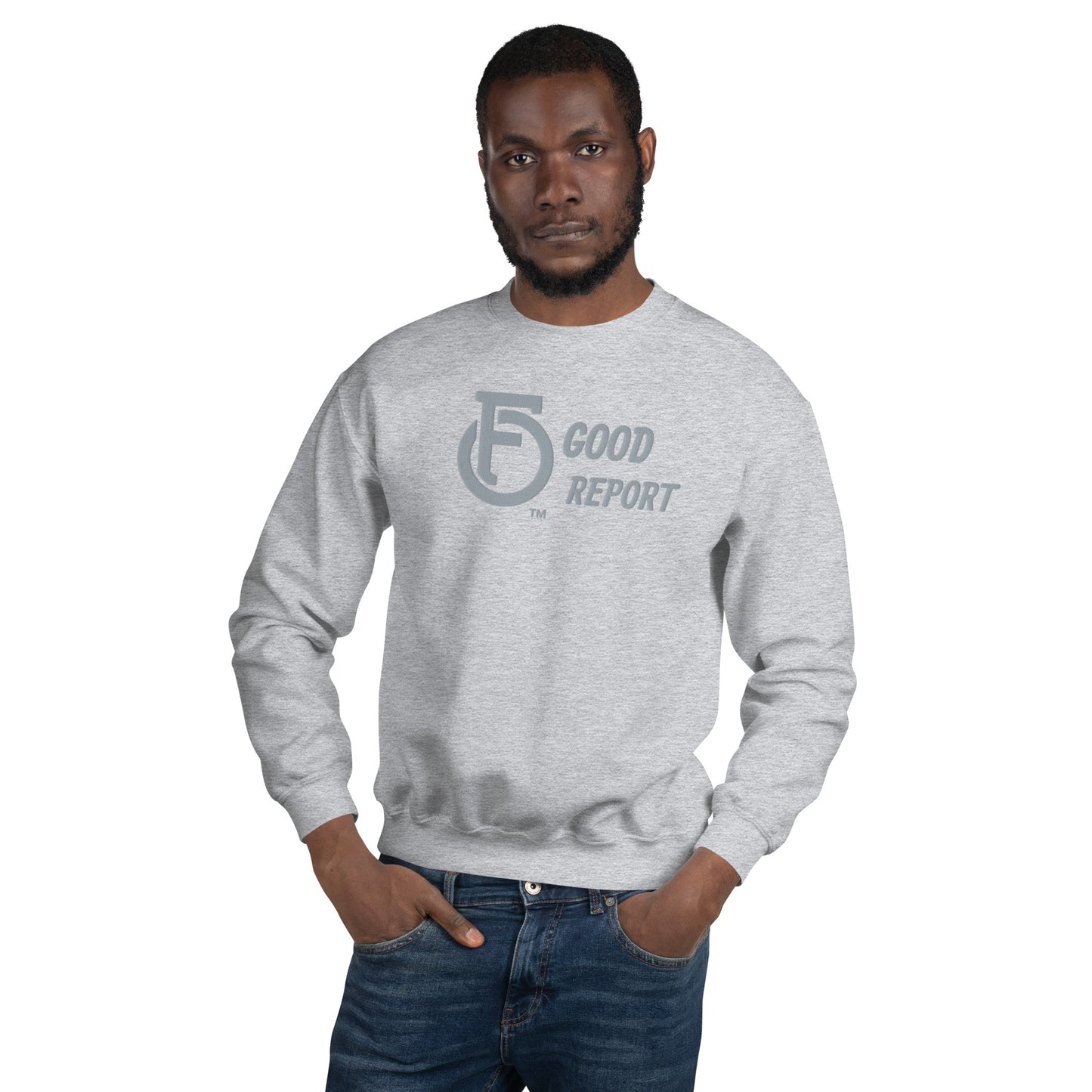 Unisex Sweatshirt "OF" Good Report [Philippians 4:8]