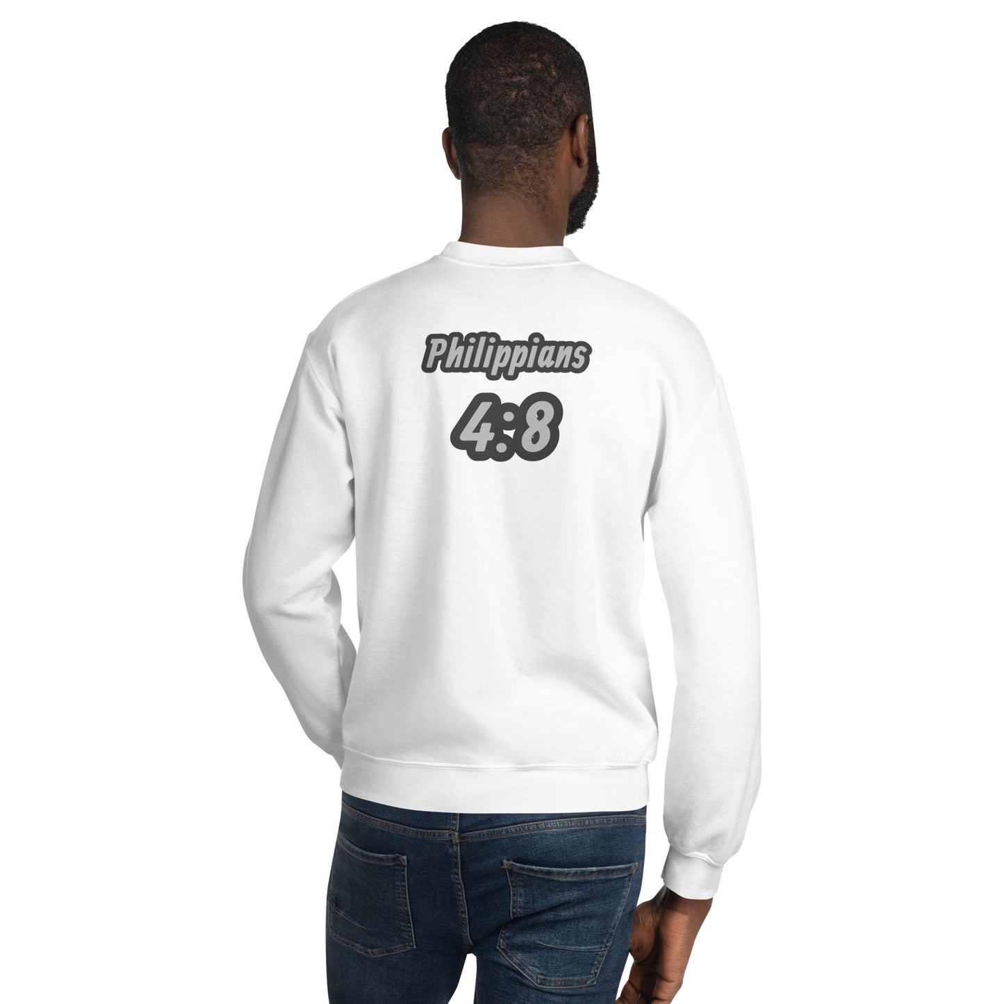 Unisex Sweatshirt "OF" Good Report [Philippians 4:8]