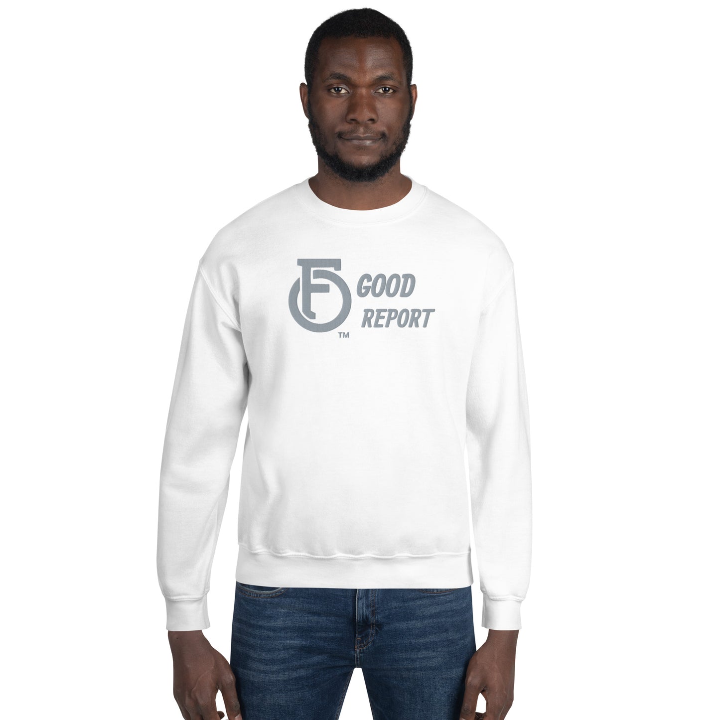 Unisex Sweatshirt "OF" Good Report [Philippians 4:8]
