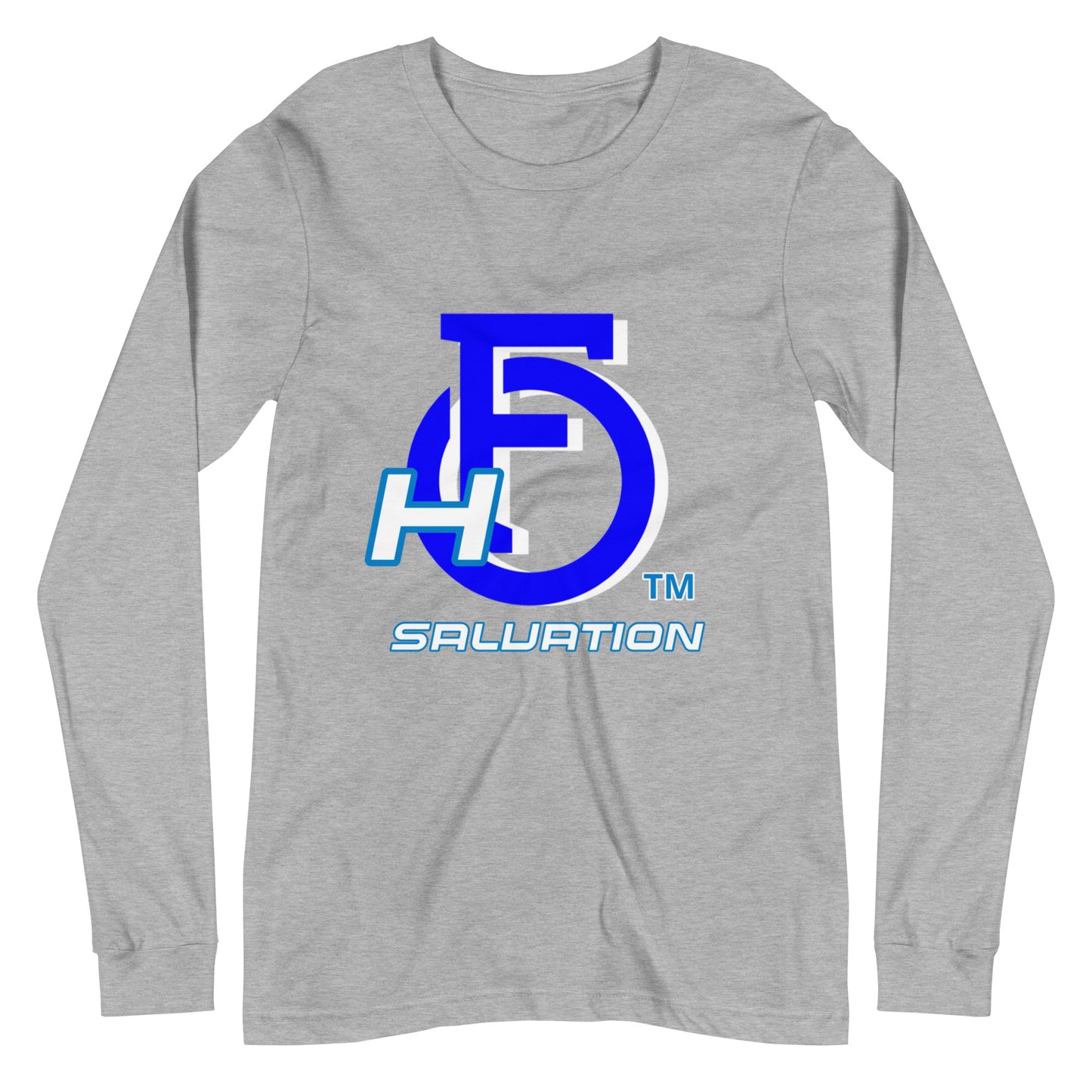 Unisex Long Sleeve Tee Helmet "OF" Salvation [Ephesians 6:17]