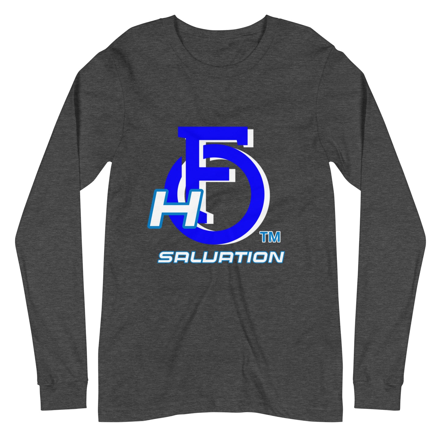 Unisex Long Sleeve Tee Helmet "OF" Salvation [Ephesians 6:17]