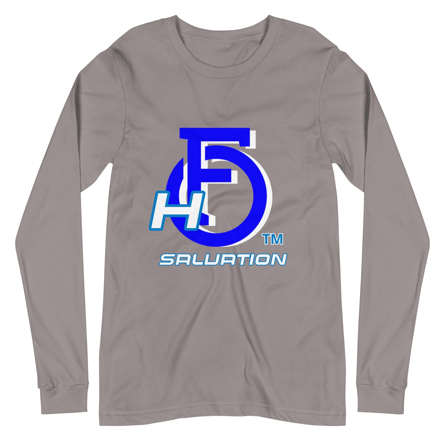 Unisex Long Sleeve Tee Helmet "OF" Salvation [Ephesians 6:17]