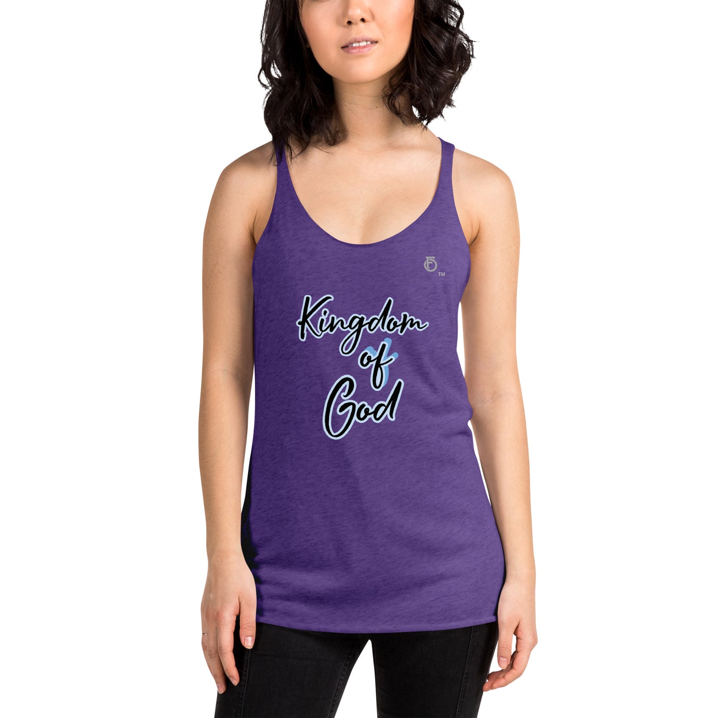 WOMEN Kingdom "OF" God [Matthew 6:33] Racerback Tank