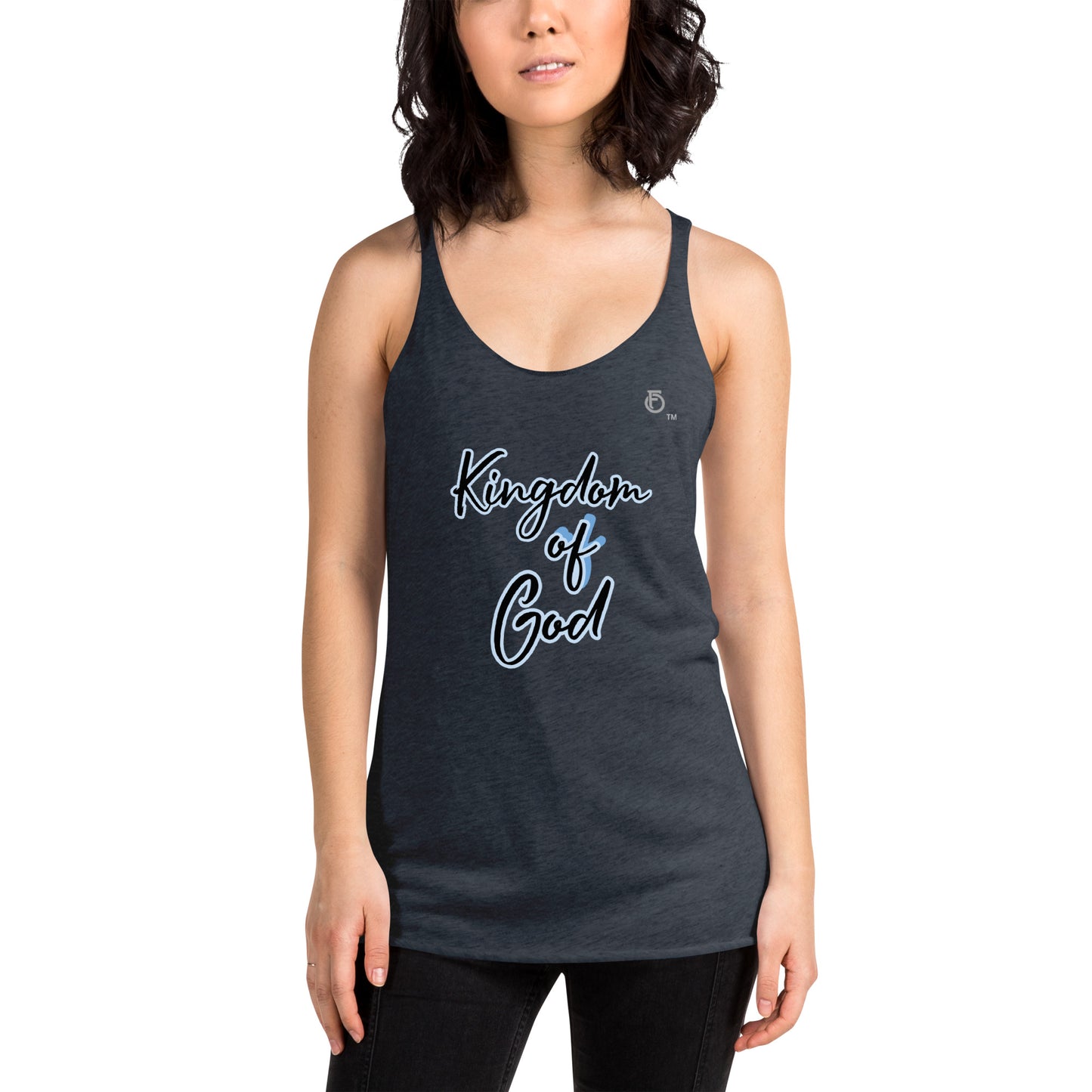 WOMEN Kingdom "OF" God [Matthew 6:33] Racerback Tank