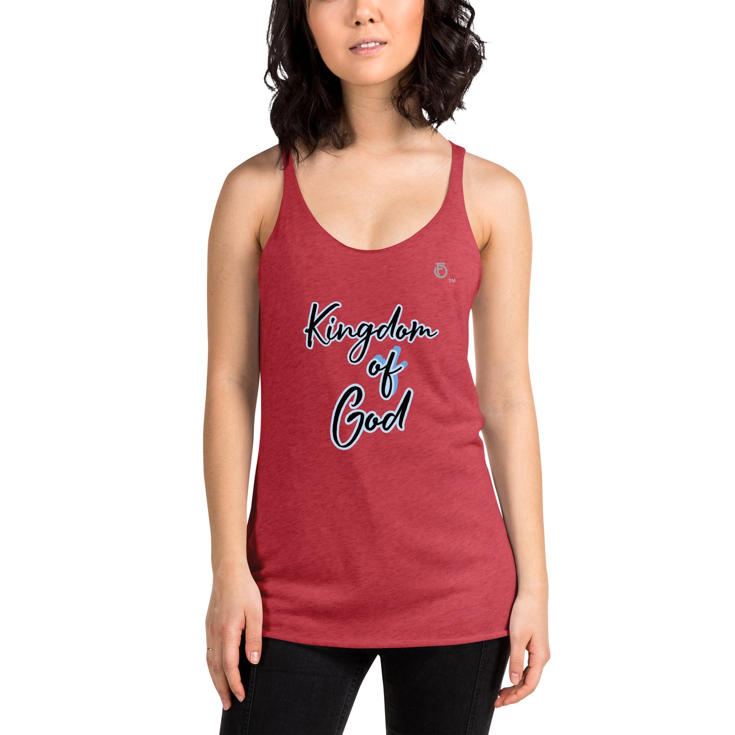 WOMEN Kingdom "OF" God [Matthew 6:33] Racerback Tank