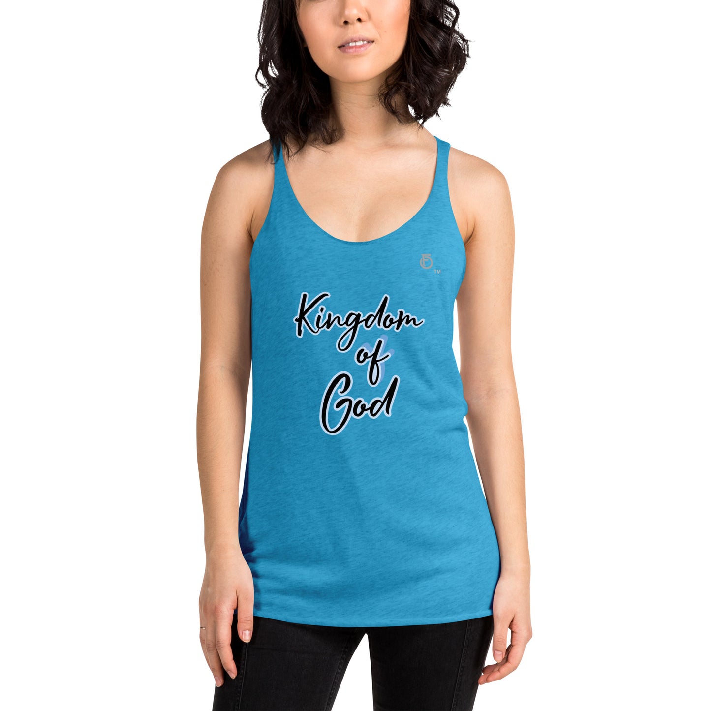 WOMEN Kingdom "OF" God [Matthew 6:33] Racerback Tank