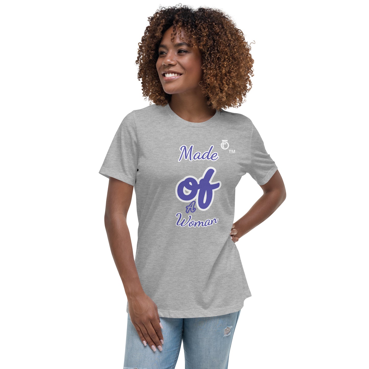 WOMEN Made "OF" a Woman [Galatians 4:4] Relaxed T-Shirt