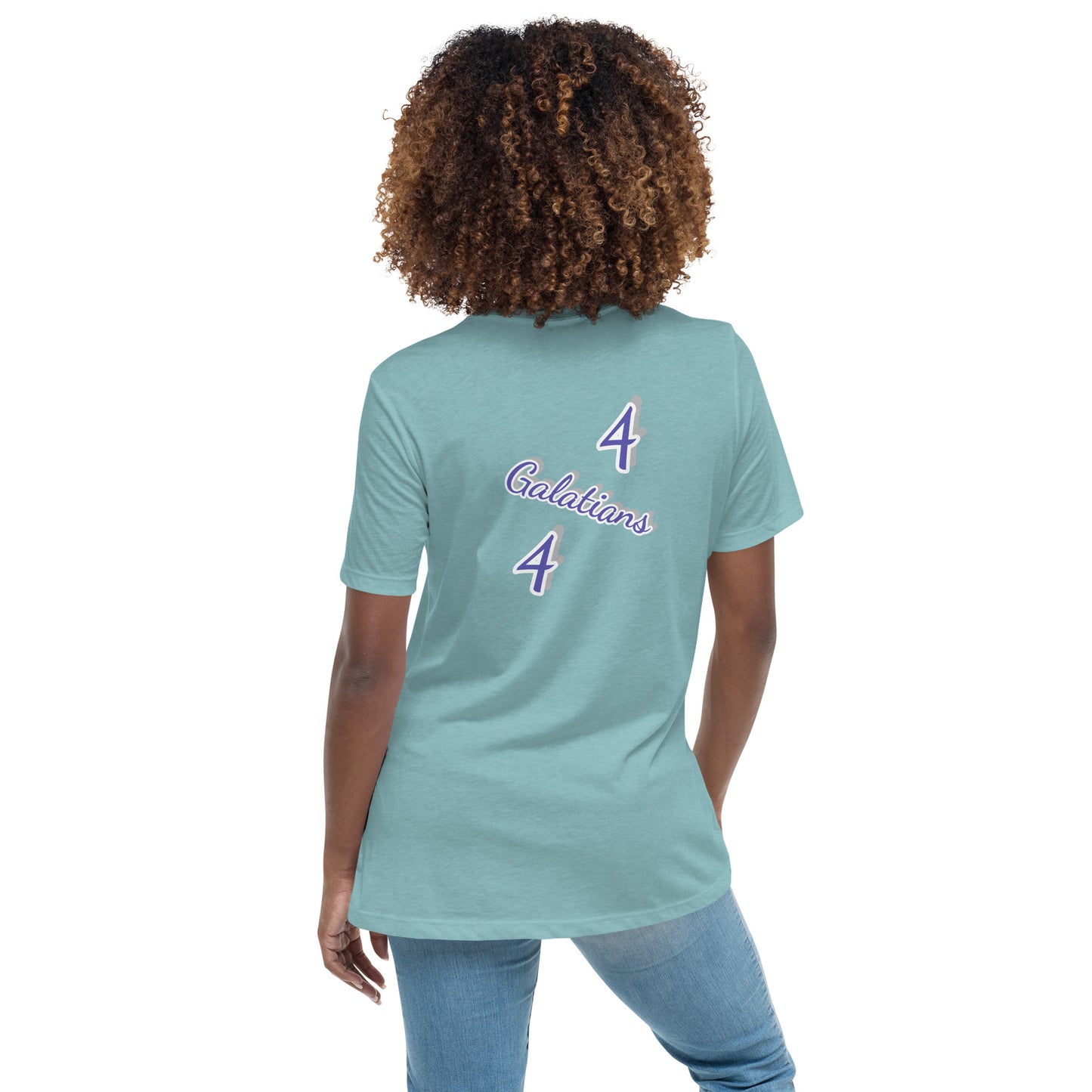 WOMEN Made "OF" a Woman [Galatians 4:4] Relaxed T-Shirt